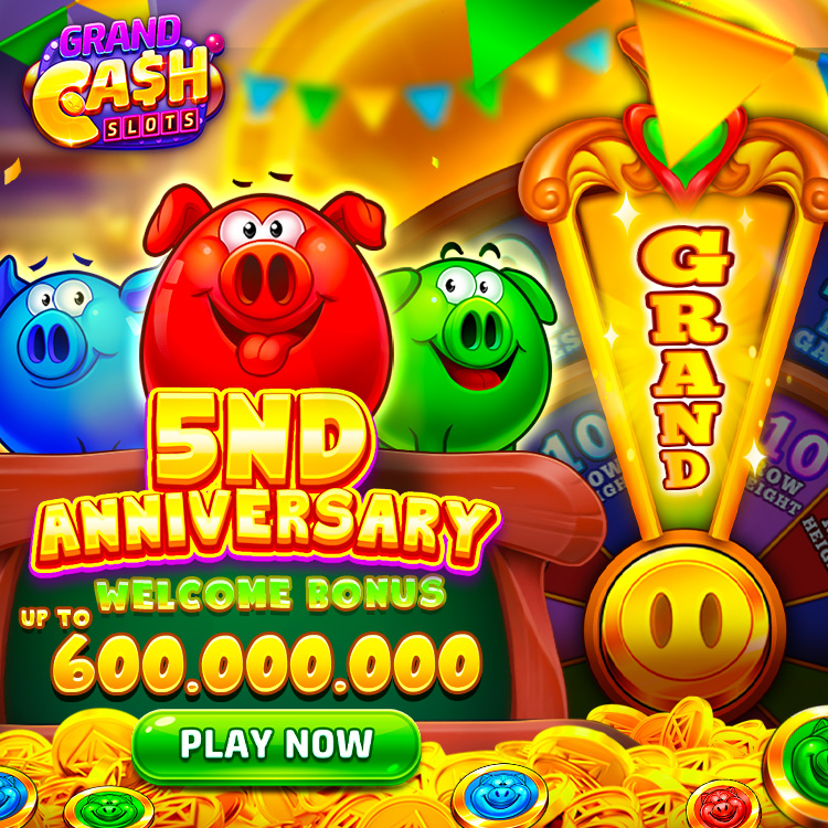 Grand Cash Slots-Casino Games Facebook ad