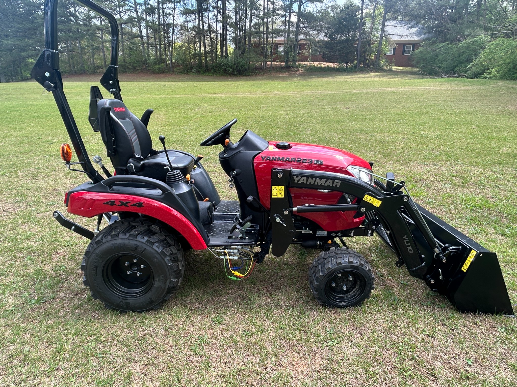 Brandon Moss Facebook ad: Yanmar SA223 KURO Limited Edition, New Compact Tractor…