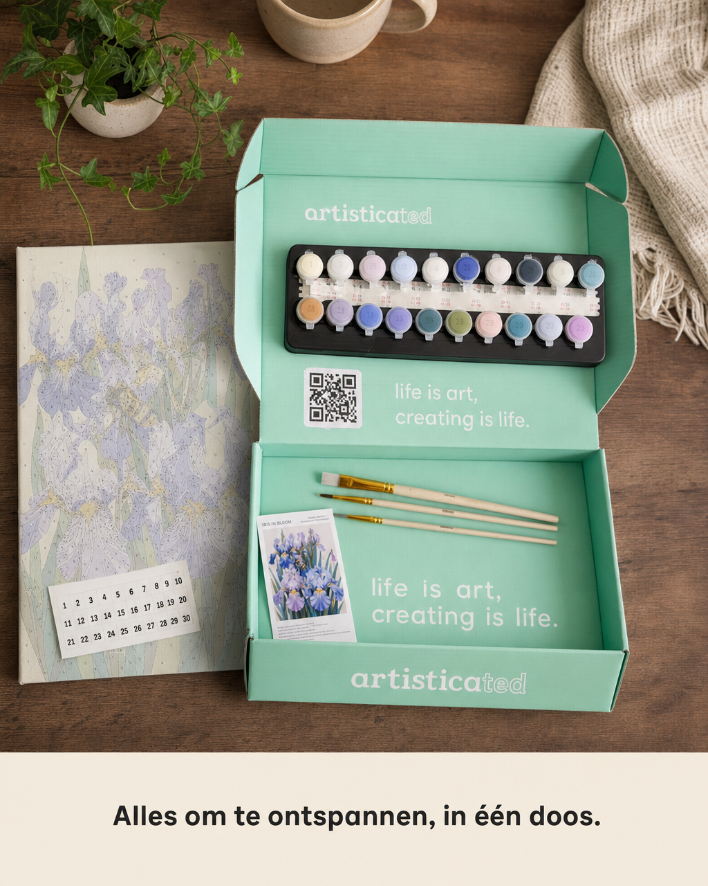 Davincified Netherlands Facebook ad: Premium kit, resultaat op galerieniveau