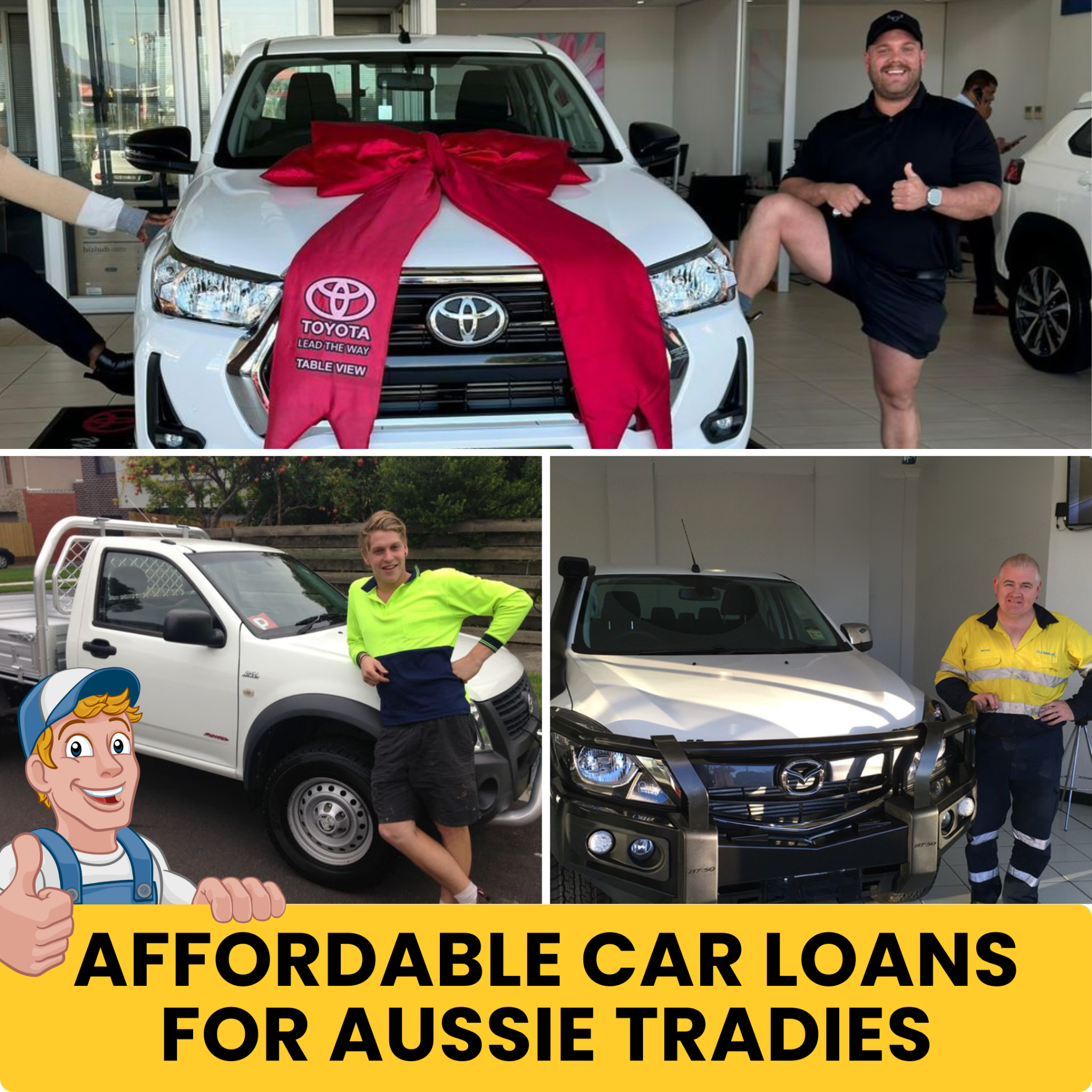 Tradie Legend Car Finance Facebook ad