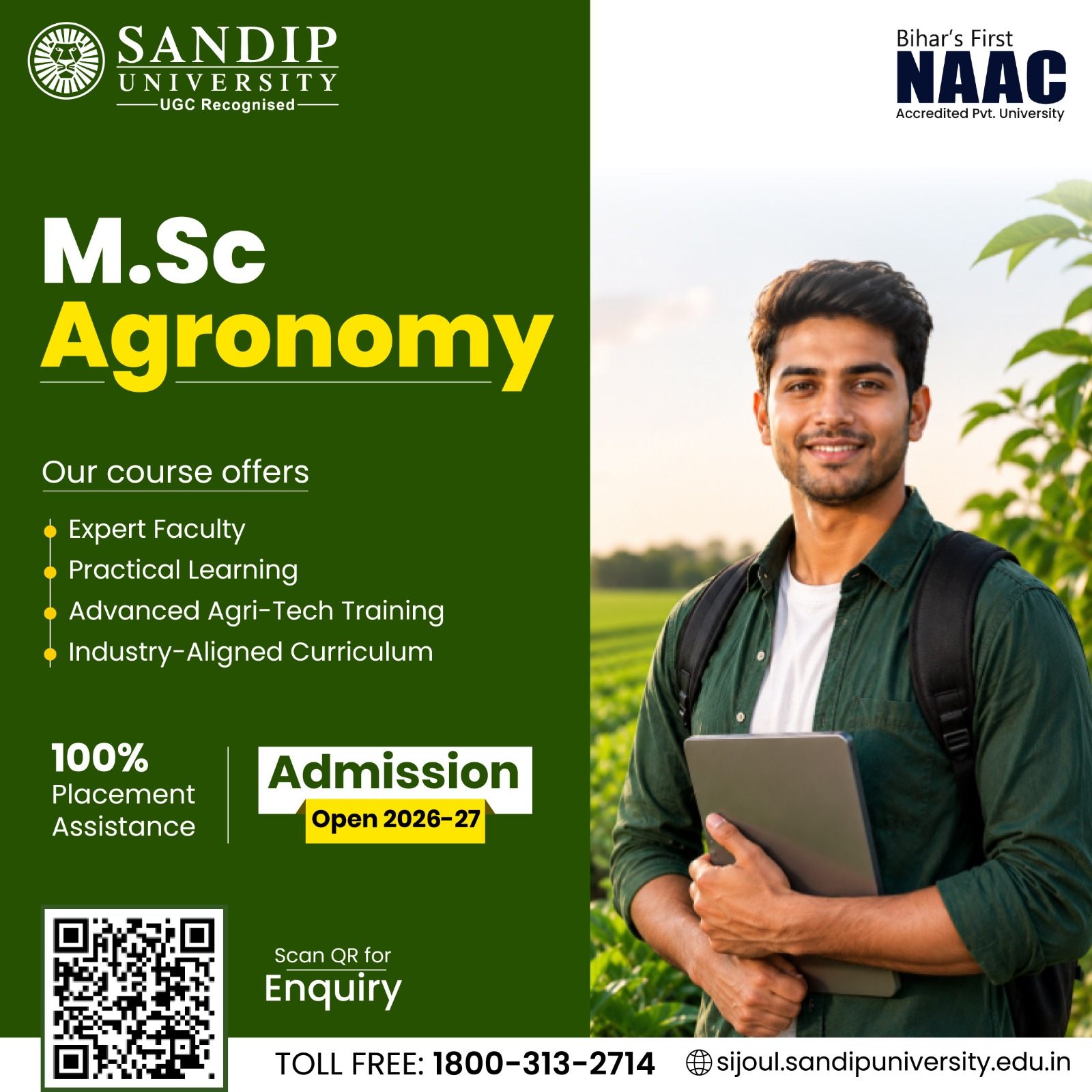 Sandip University Sijoul Facebook ad