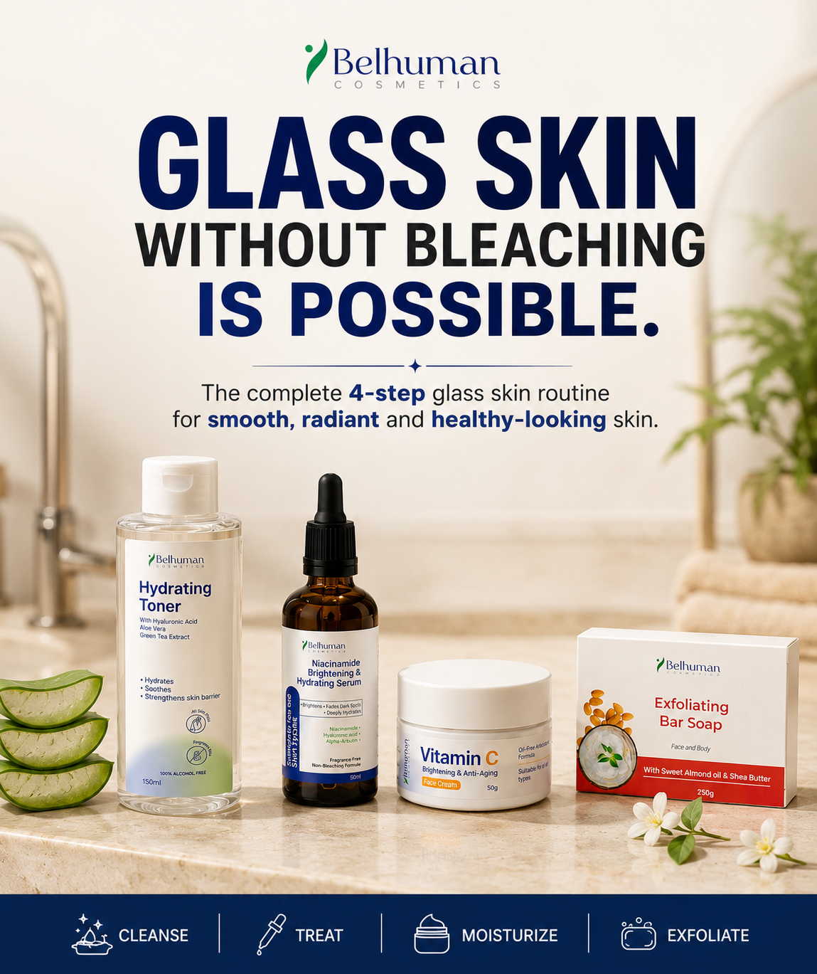 Belhuman Cosmetics Facebook ad