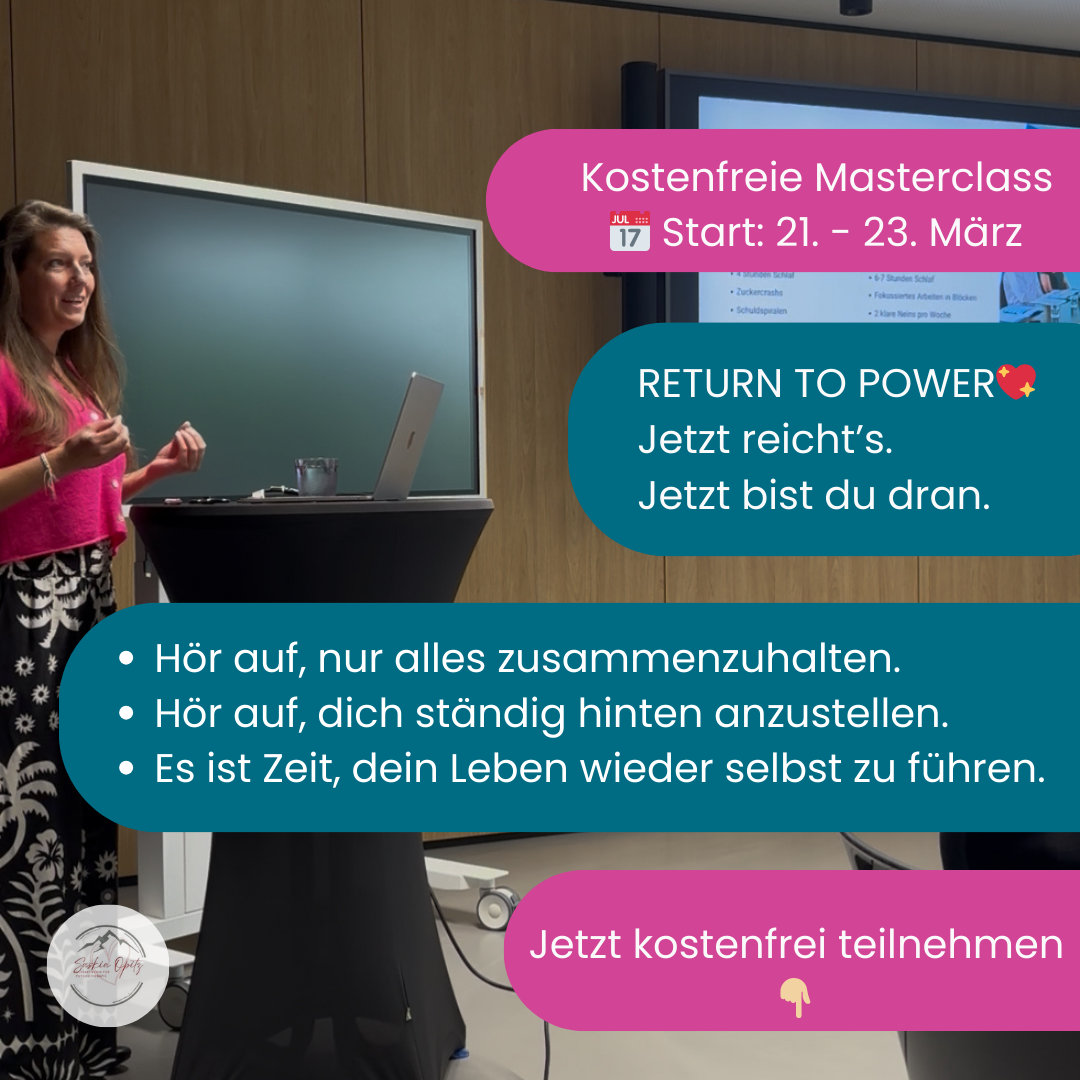 Saskia Opitz I Leadership & Self-Leadership Facebook ad: RETURN TO POWER, Von Funktionieren zu Führung