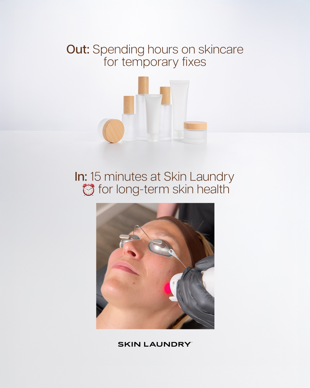 Skin Laundry Facebook ad