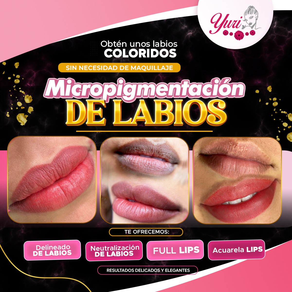 Yuri Salón Spa Facebook ad from Apr 1, 2026