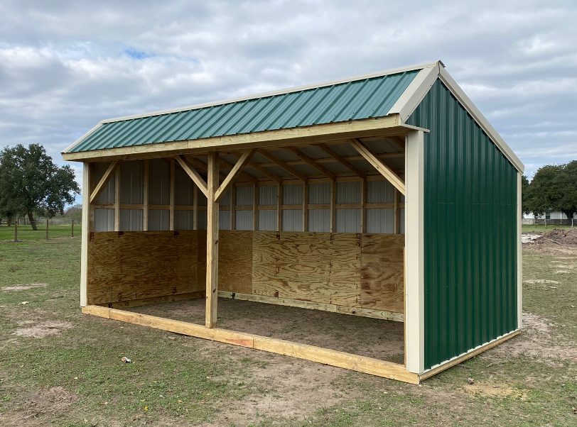 Wolfvalley Buildings Facebook ad: TX Livestock Sheds Starting at $112/mo NO Credit…
