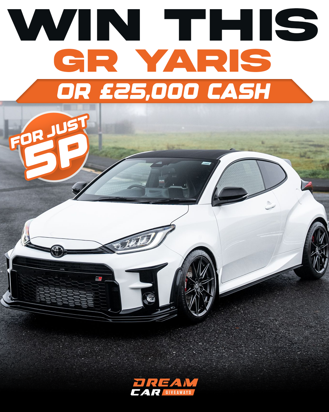 Dream Car Giveaways Facebook ad