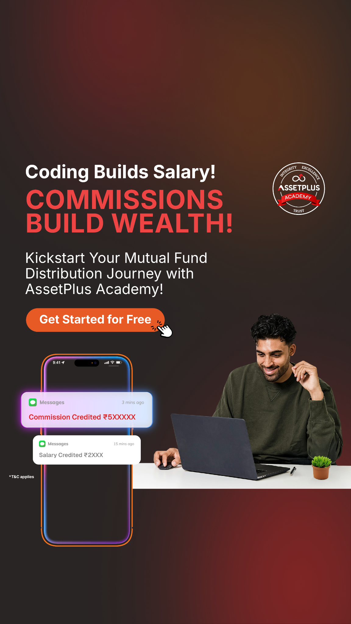 AssetPlus Academy Facebook ad from Sep 5, 2026