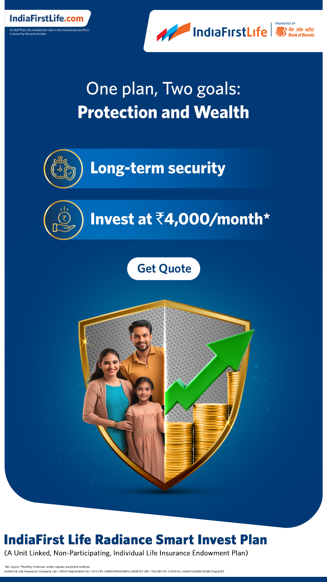IndiaFirst Life Insurance Facebook ad
