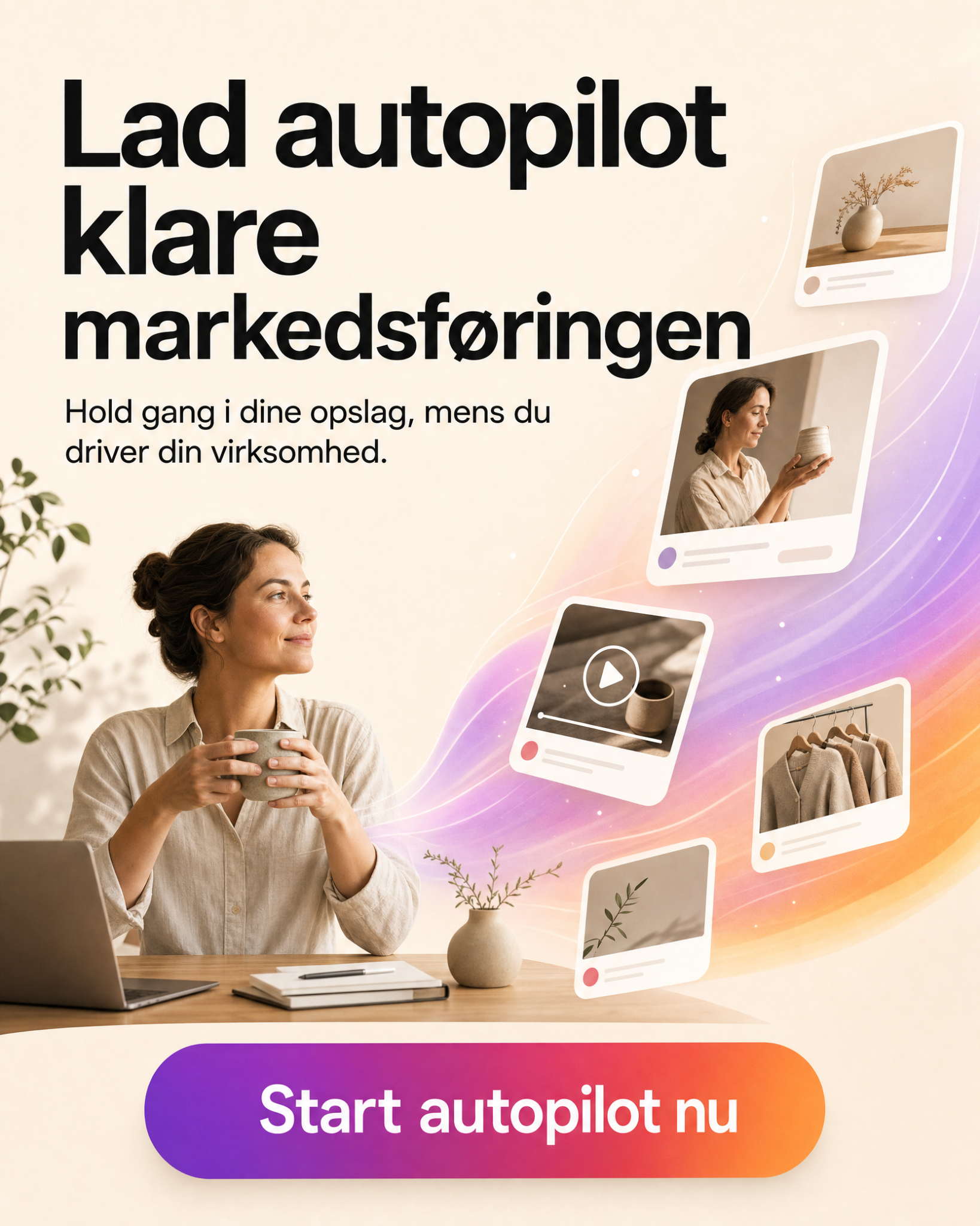 Digibate Facebook ad: Få flere salg med bedre content Prøv gratis i dag.