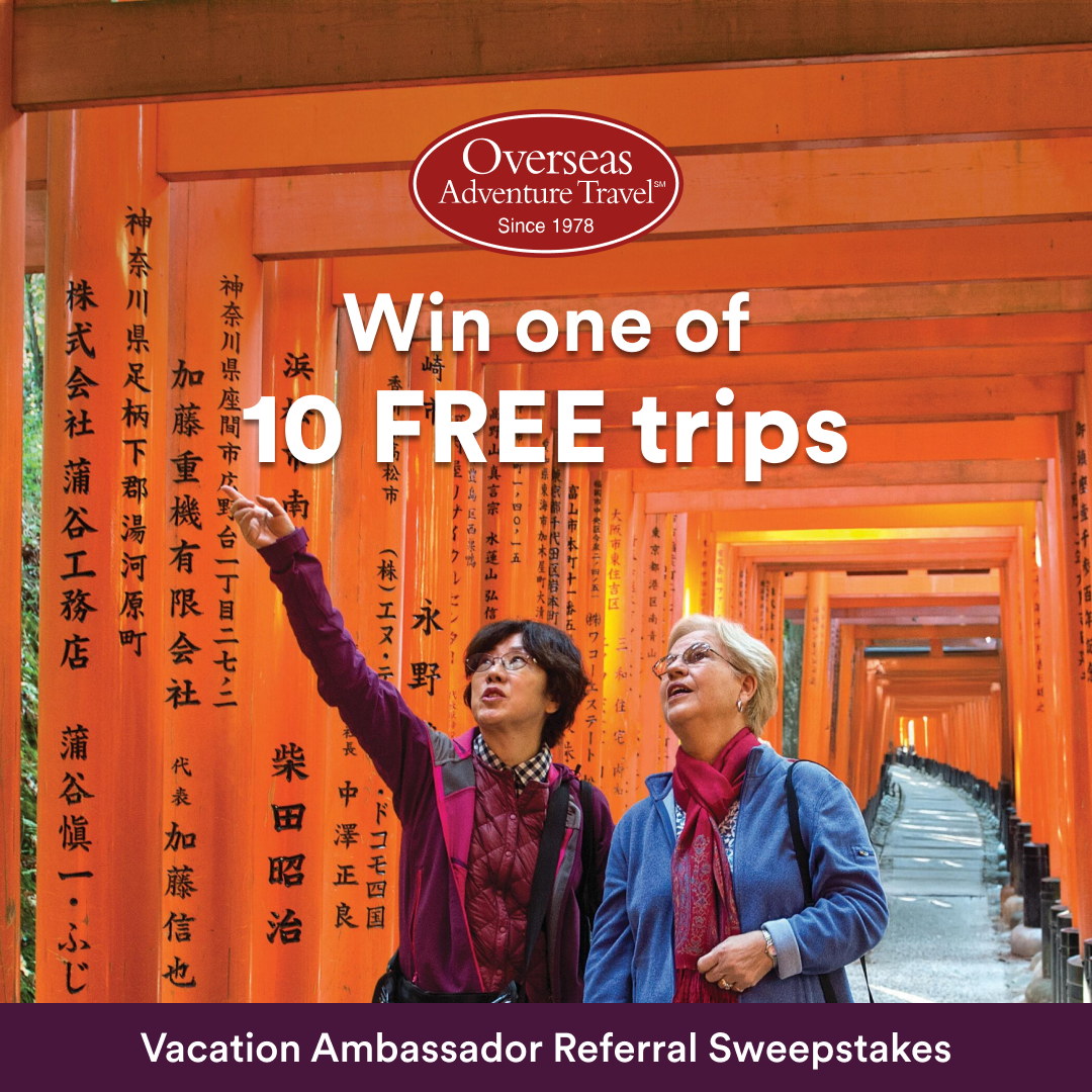Overseas Adventure Travel Facebook ad