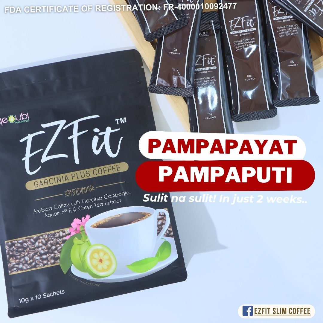 Ezfit Slim Coffee Facebook ad: PAYAT AT PUTI IN ONE COFFEE