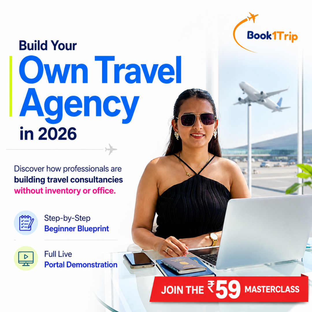 Book1Trip Facebook ad: See How the Modern Travel Business Works
