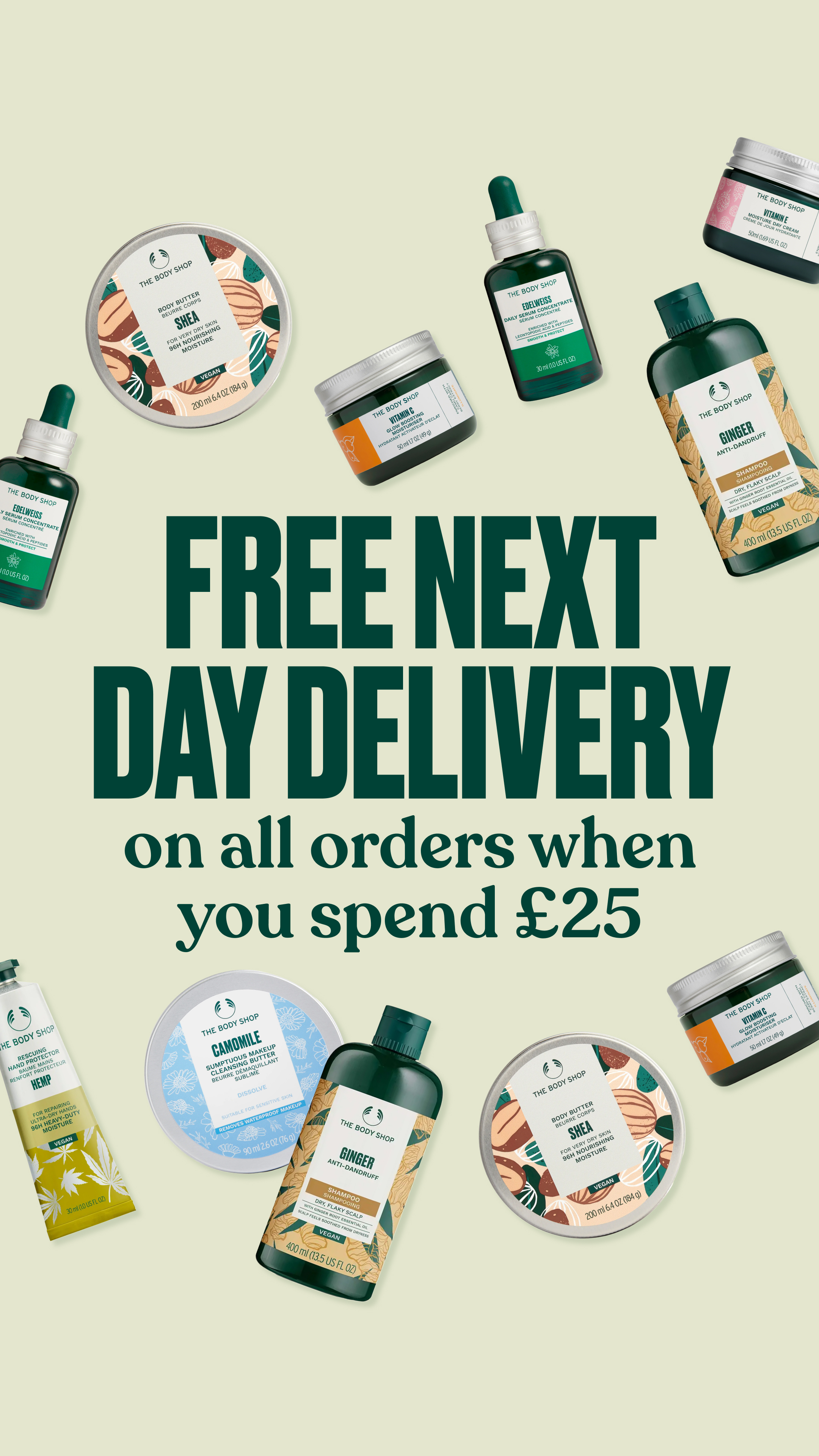 The Body Shop Facebook ad