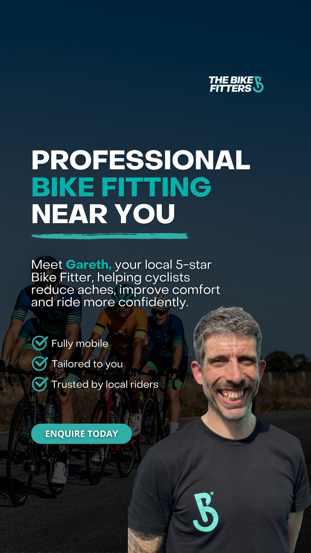 The Bike Fitters Facebook ad