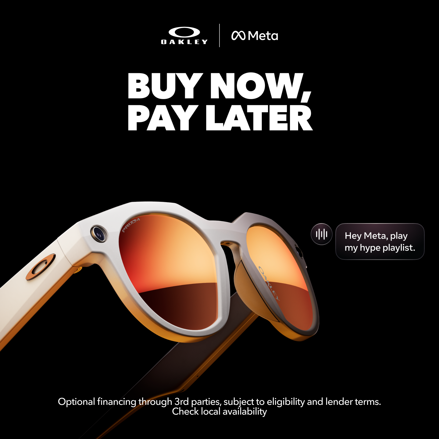 Oakley Meta Facebook ad