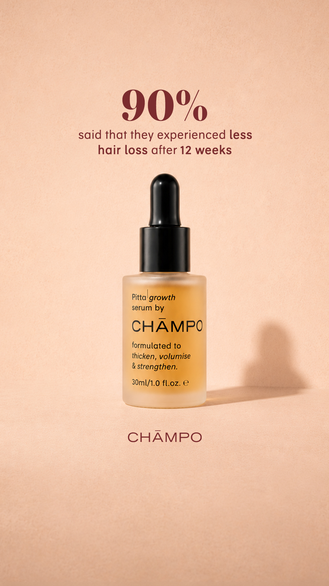 Chāmpo Haircare Facebook ad