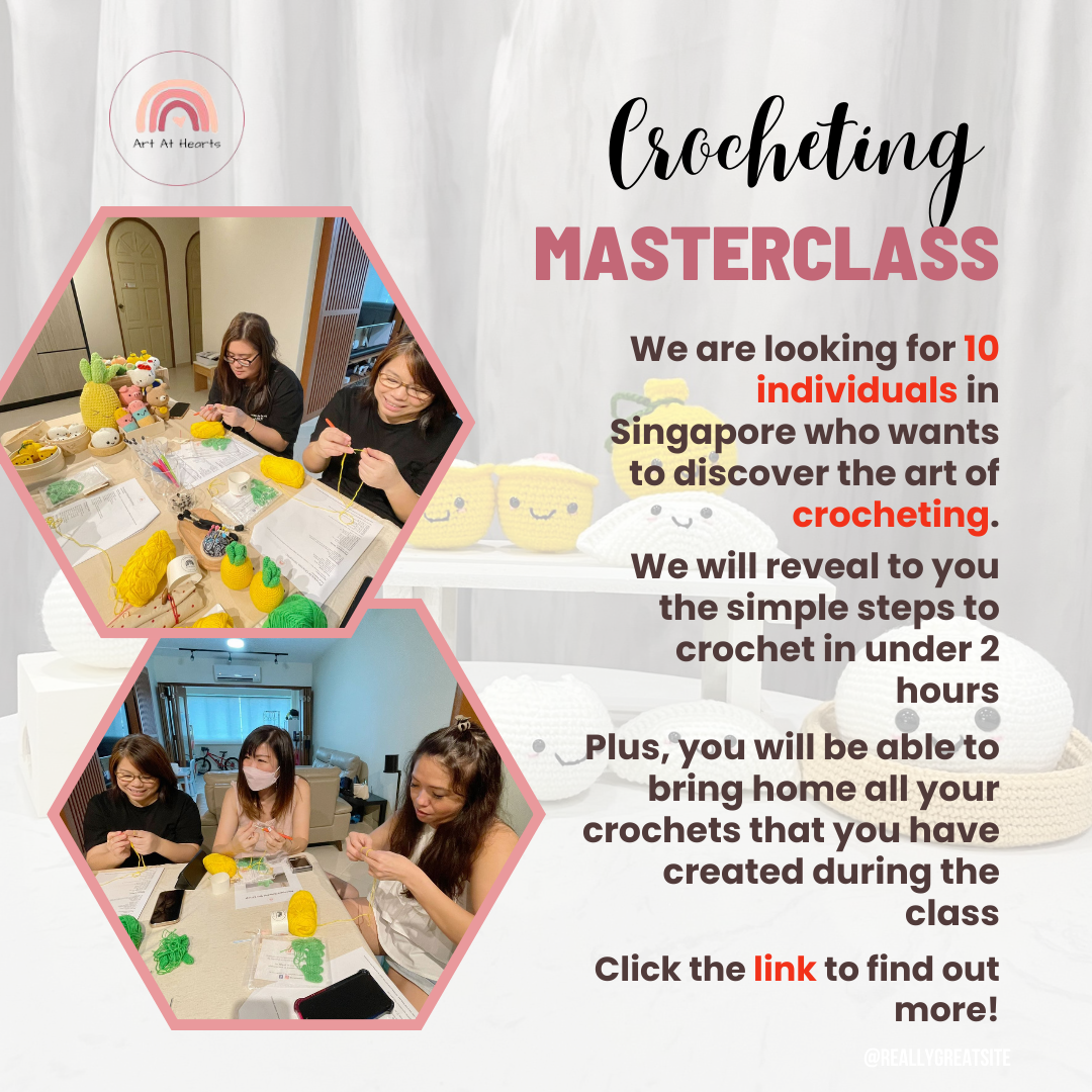 Art At Hearts, Handmade By エロイース Facebook ad: Discover The Art Of Crocheting In Under 3 Hours Even If…