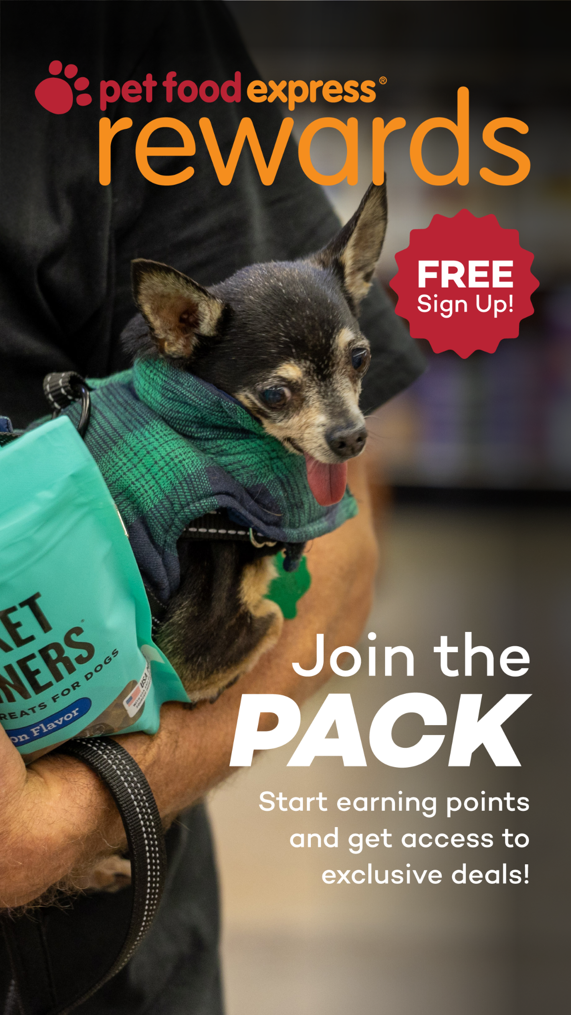 Pet Food Express Facebook ad