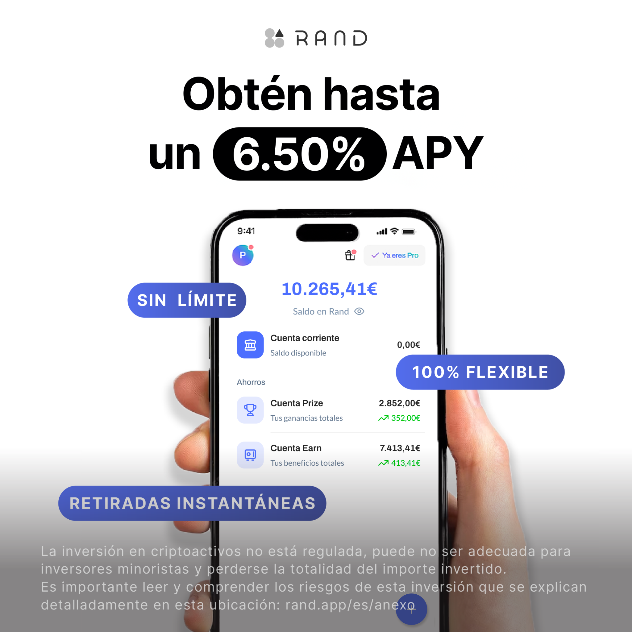 Rand App Facebook ad from Jan 15, 2026