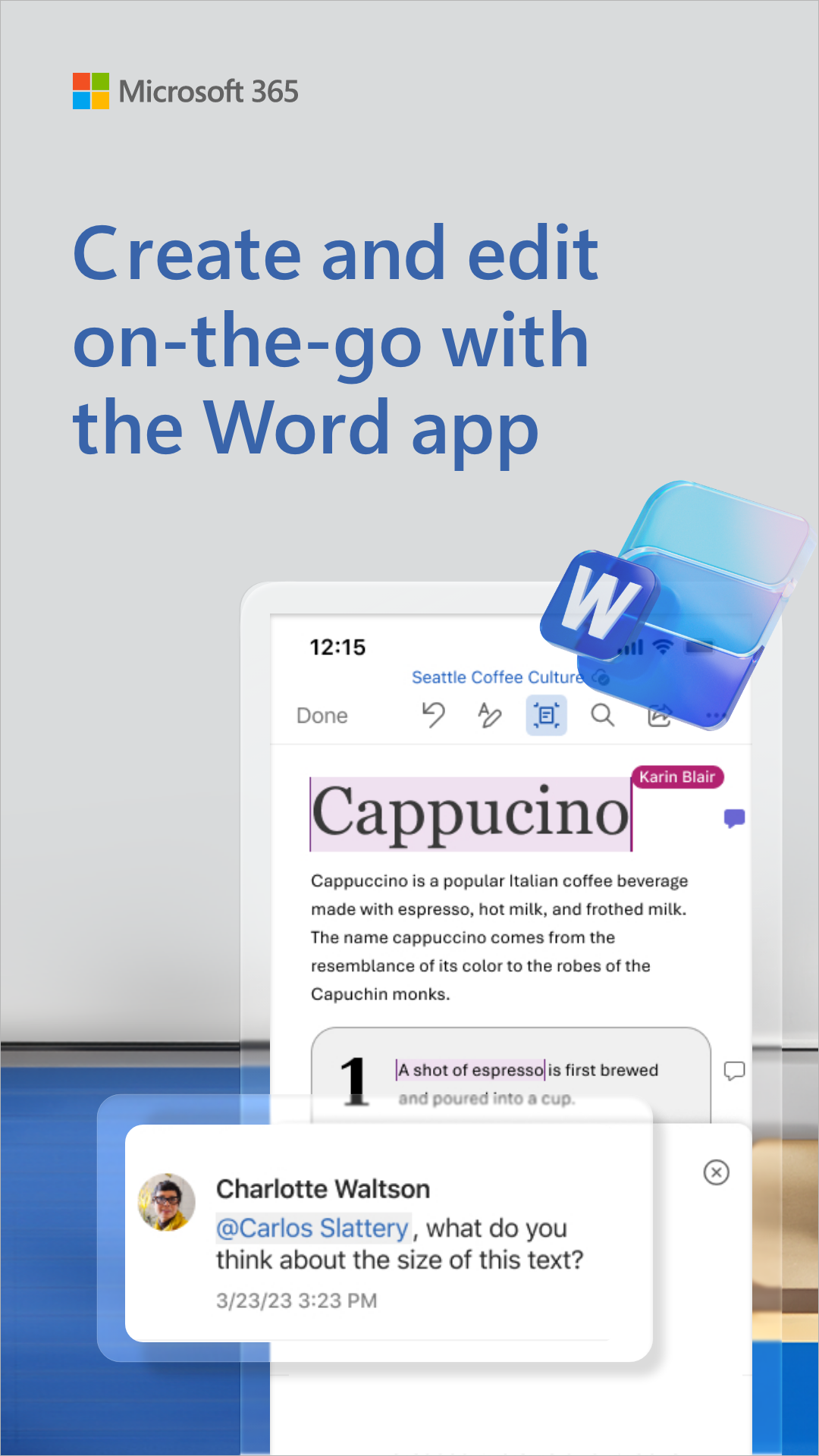 Microsoft 365 Facebook ad