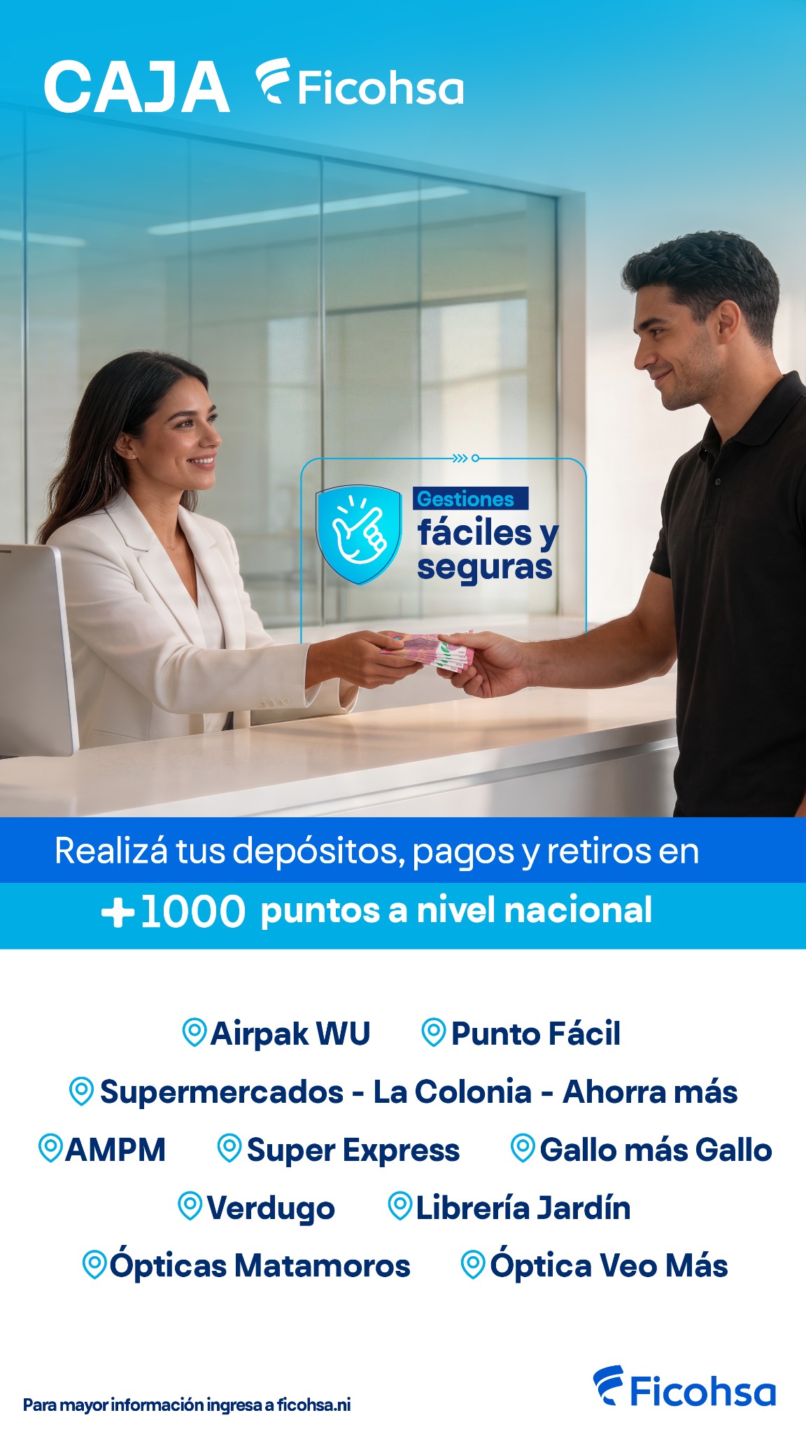 Banco Ficohsa Nicaragua Facebook ad