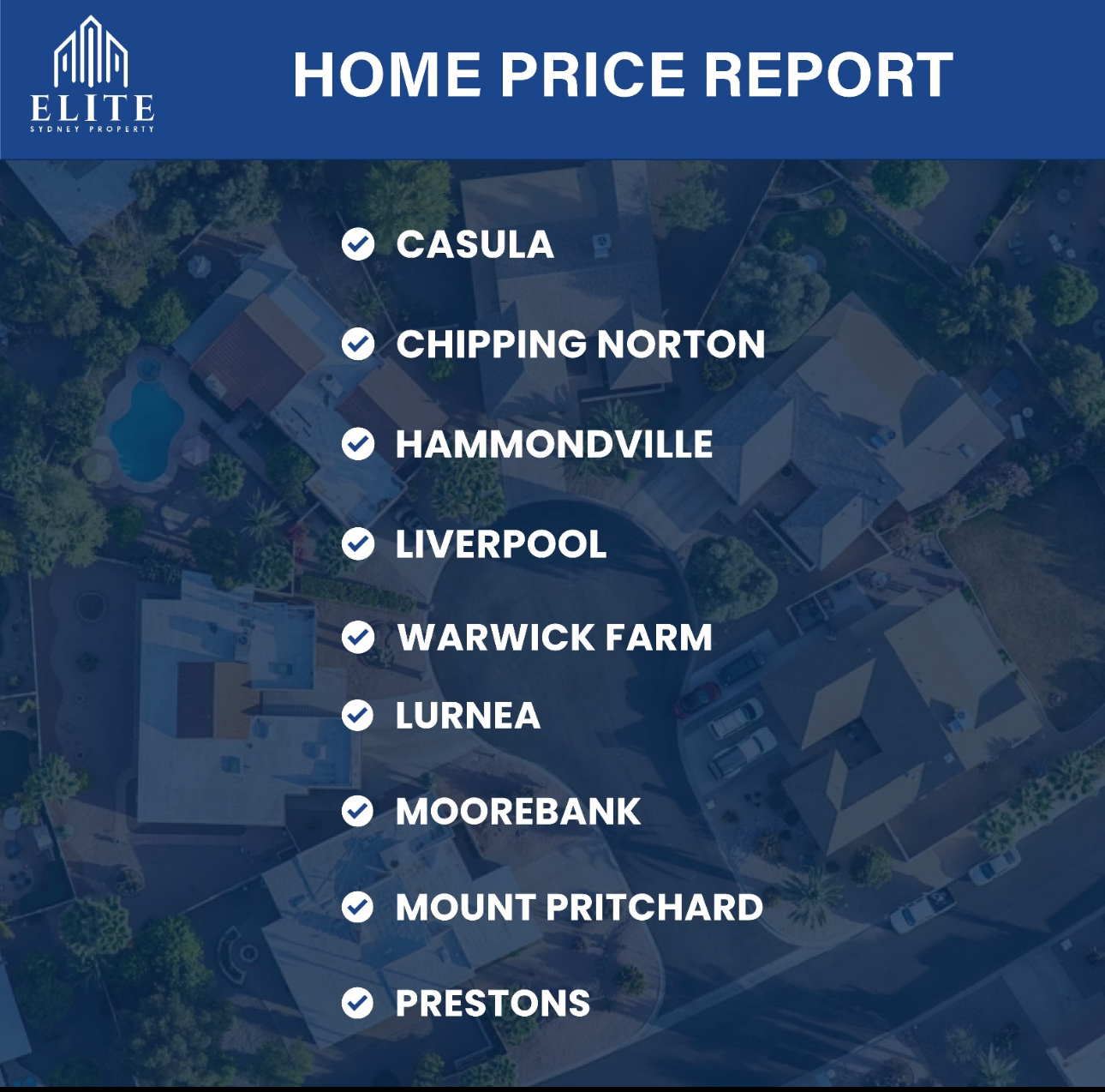 Elite Sydney Property Facebook ad: Chat on Messenger