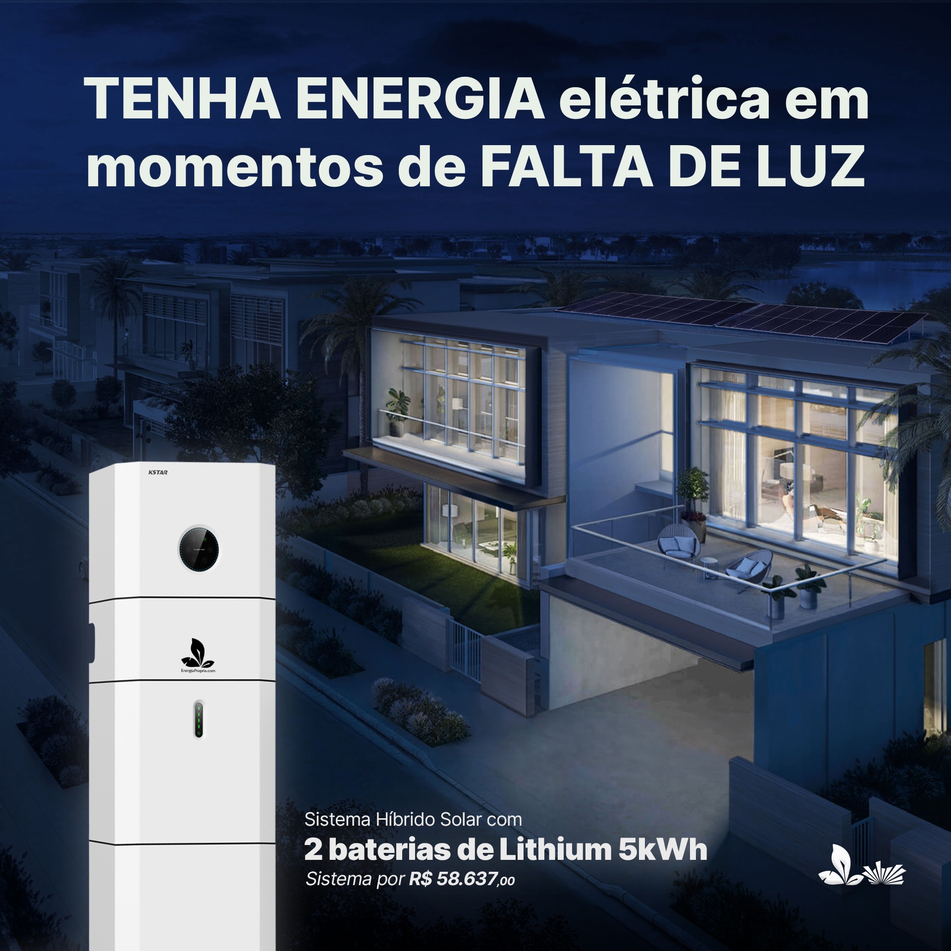 Energia Própria Facebook ad: Energia Solar com Baterias | Energia Própria | Rio Grande…
