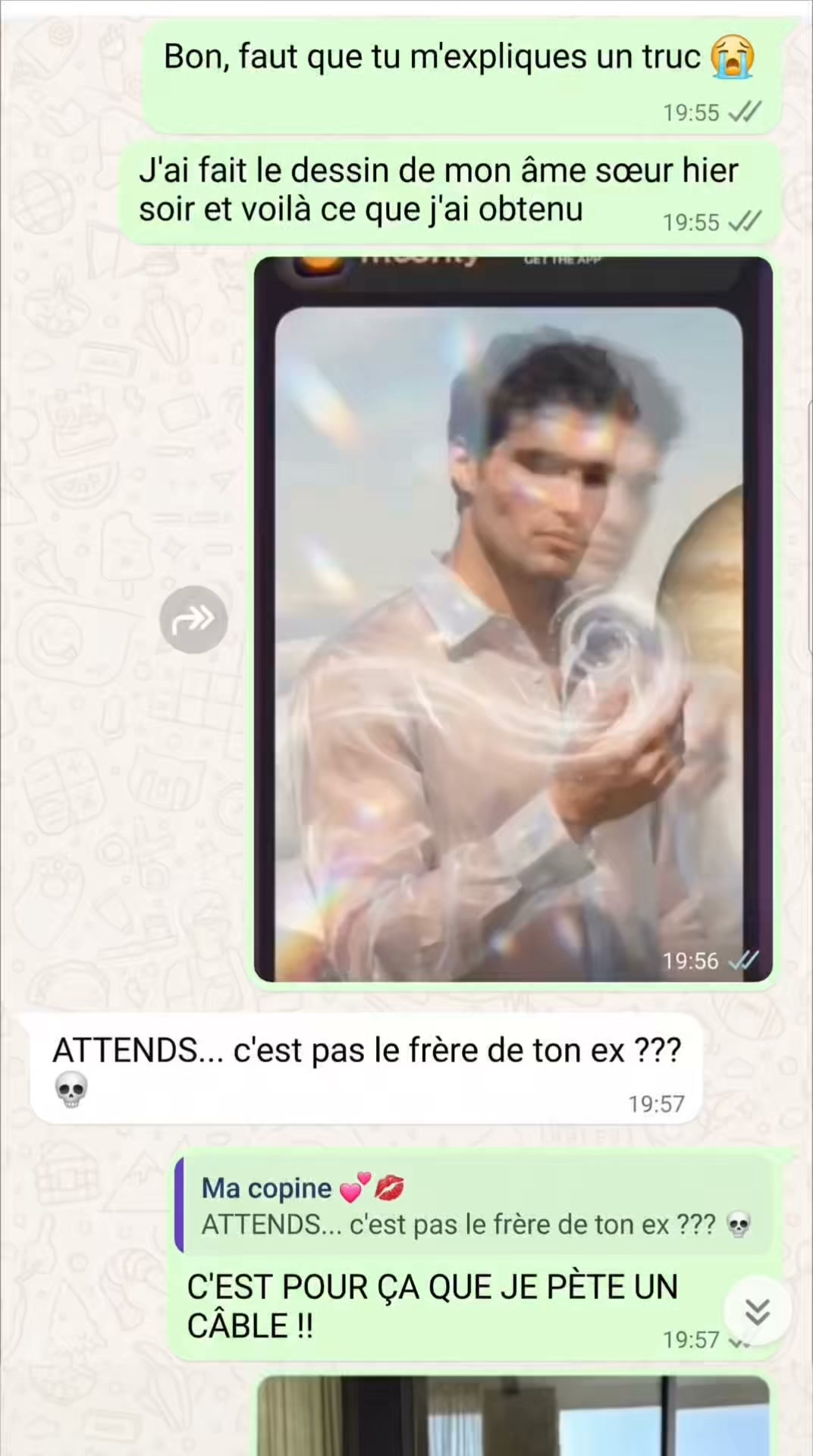 Moonly Facebook ad: Votre futur mari est déjà écrit dans les étoiles