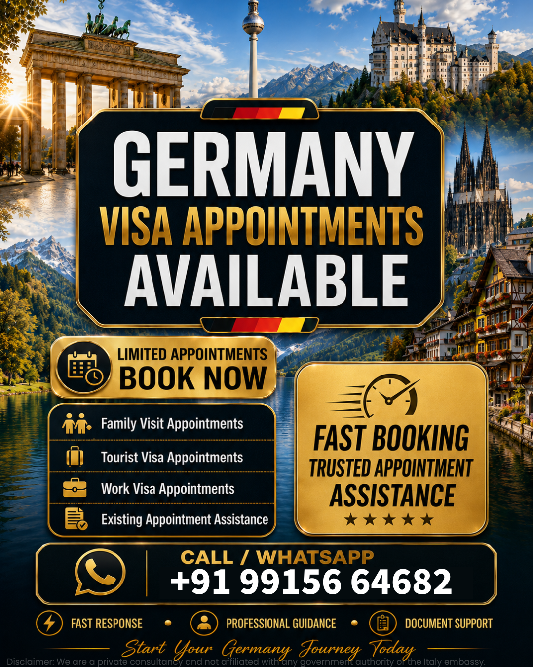 Passport Appointments Facebook ad: Chat with us
