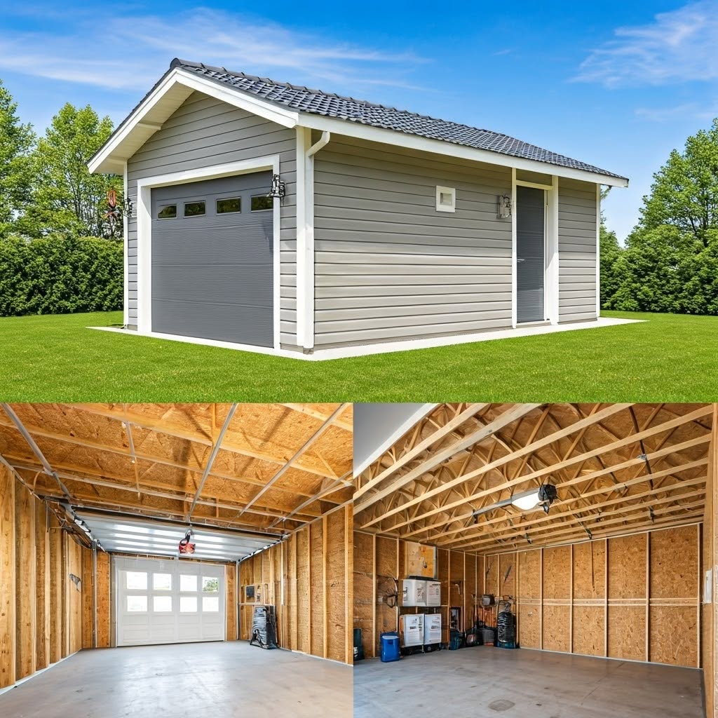 Readers Planet Diary Facebook ad: Prefab Garages Shipped Direct To Home!