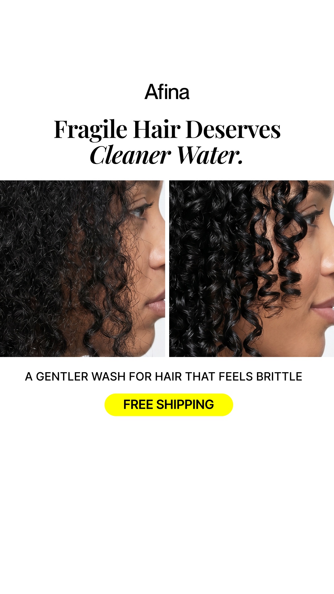Afina Water Wellness Facebook ad