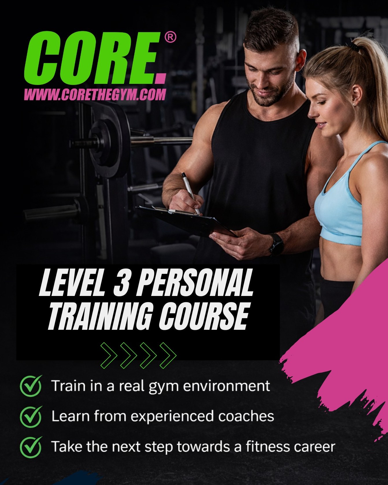 Core The Gym Facebook ad