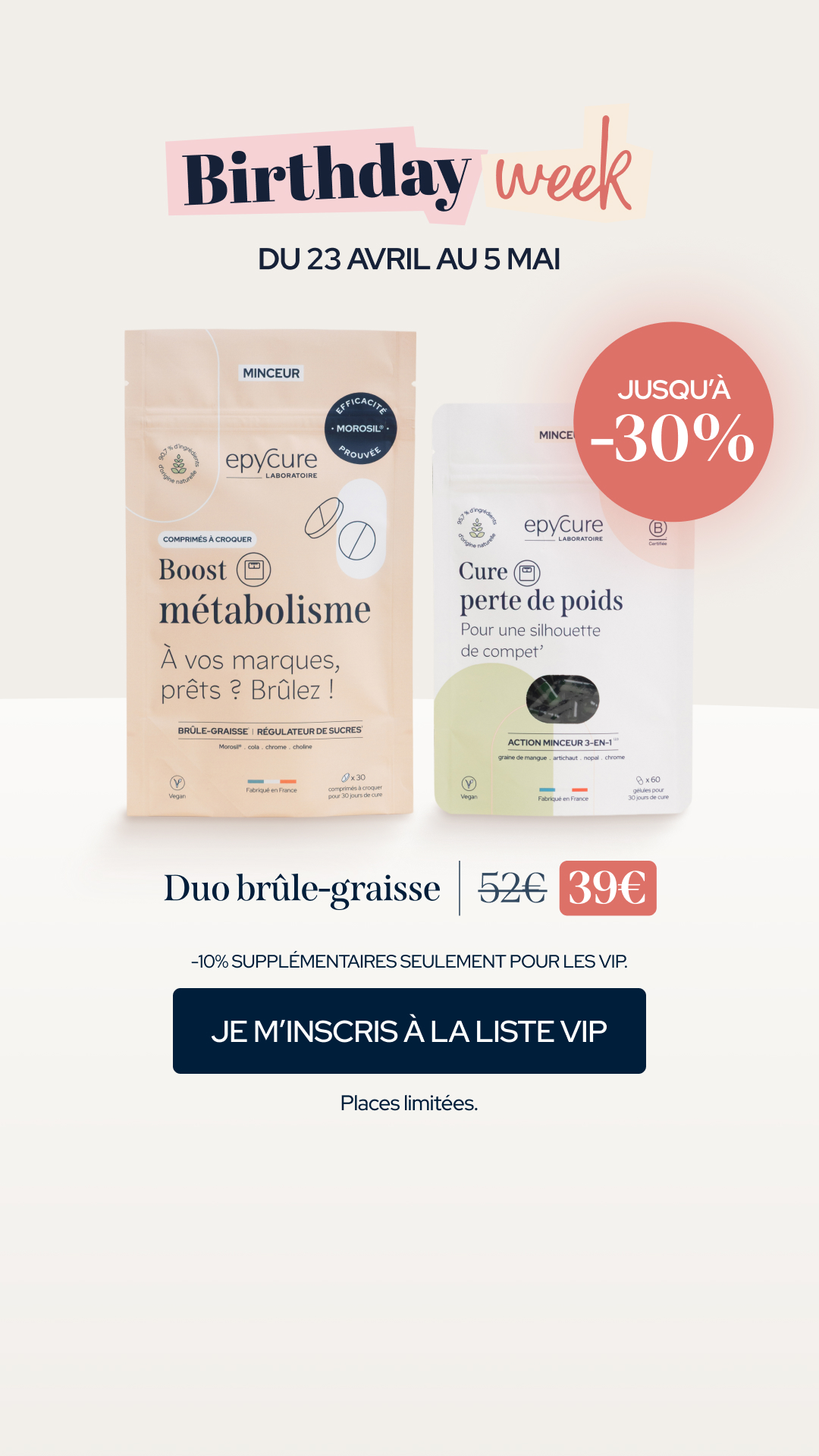 Epycure Facebook ad