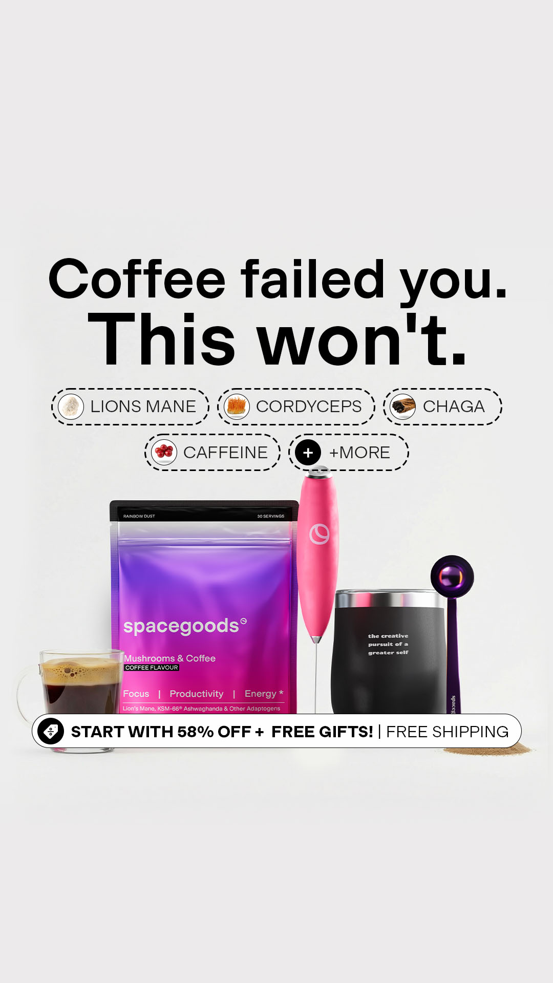 Spacegoods Facebook ad