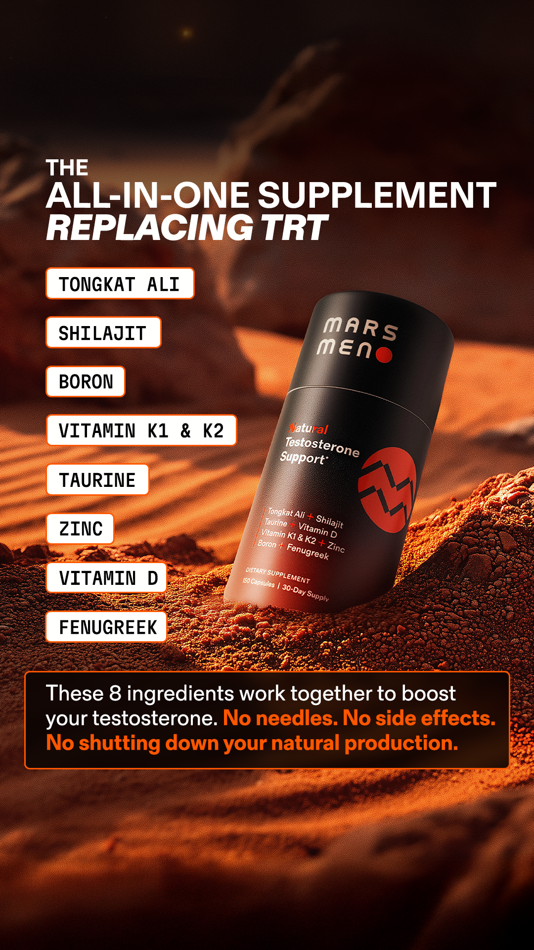 Mars Men Facebook ad
