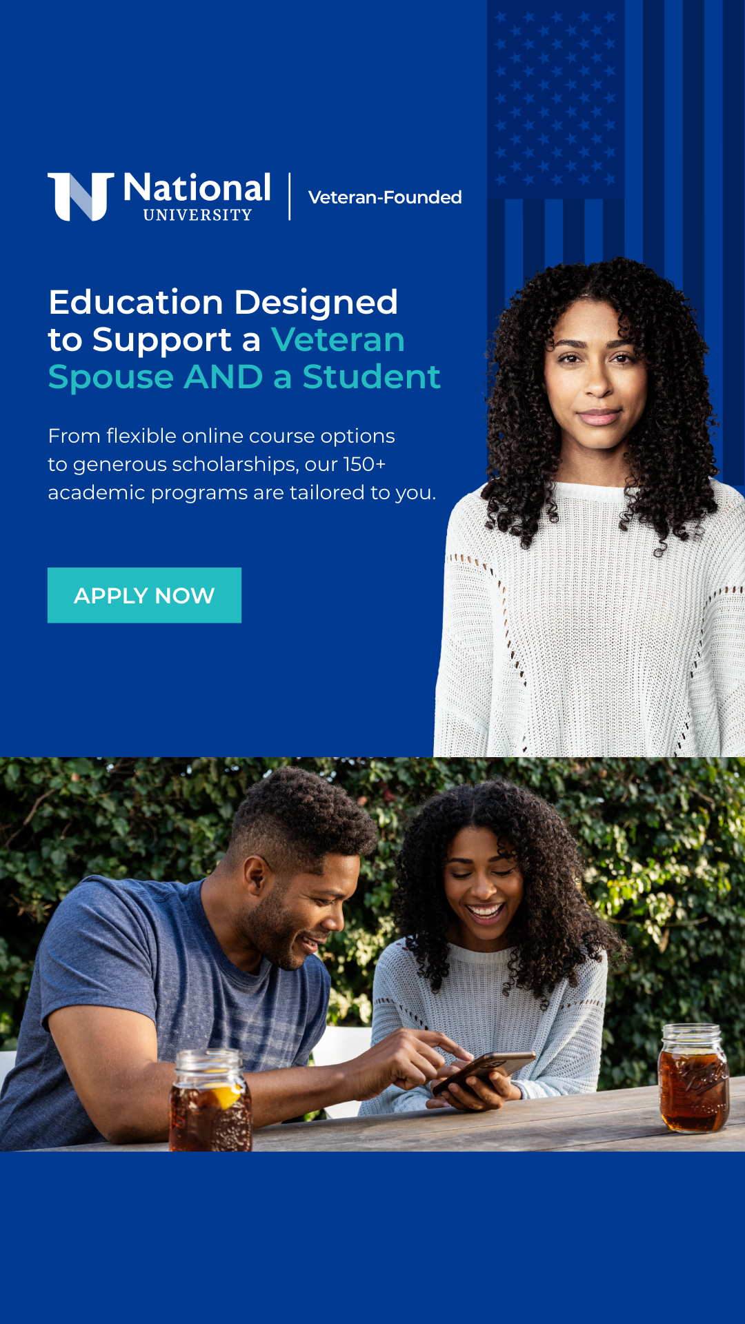National University Facebook ad