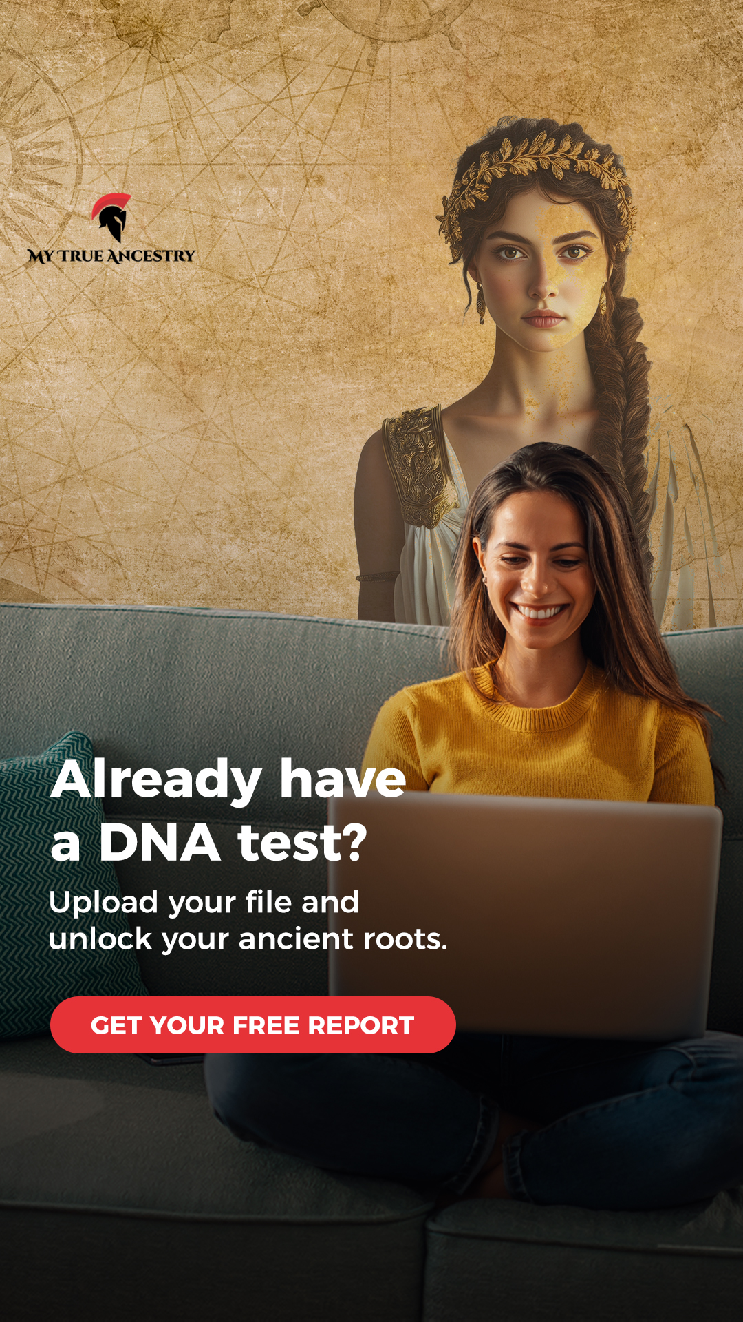 Mytrueancestry Facebook ad