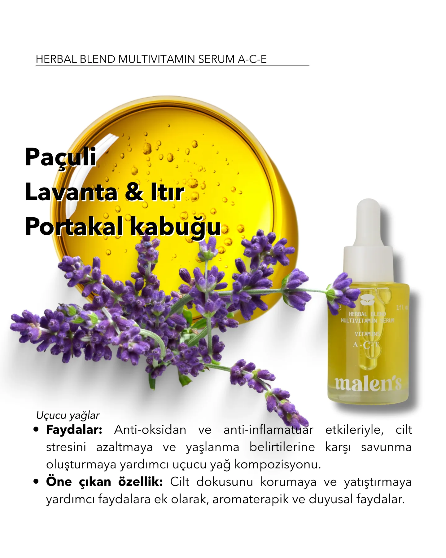 Malen's Natural Skincare Facebook ad: Cildinin ihtiyaç duyduğu çok yönlü bakım, tek bir…