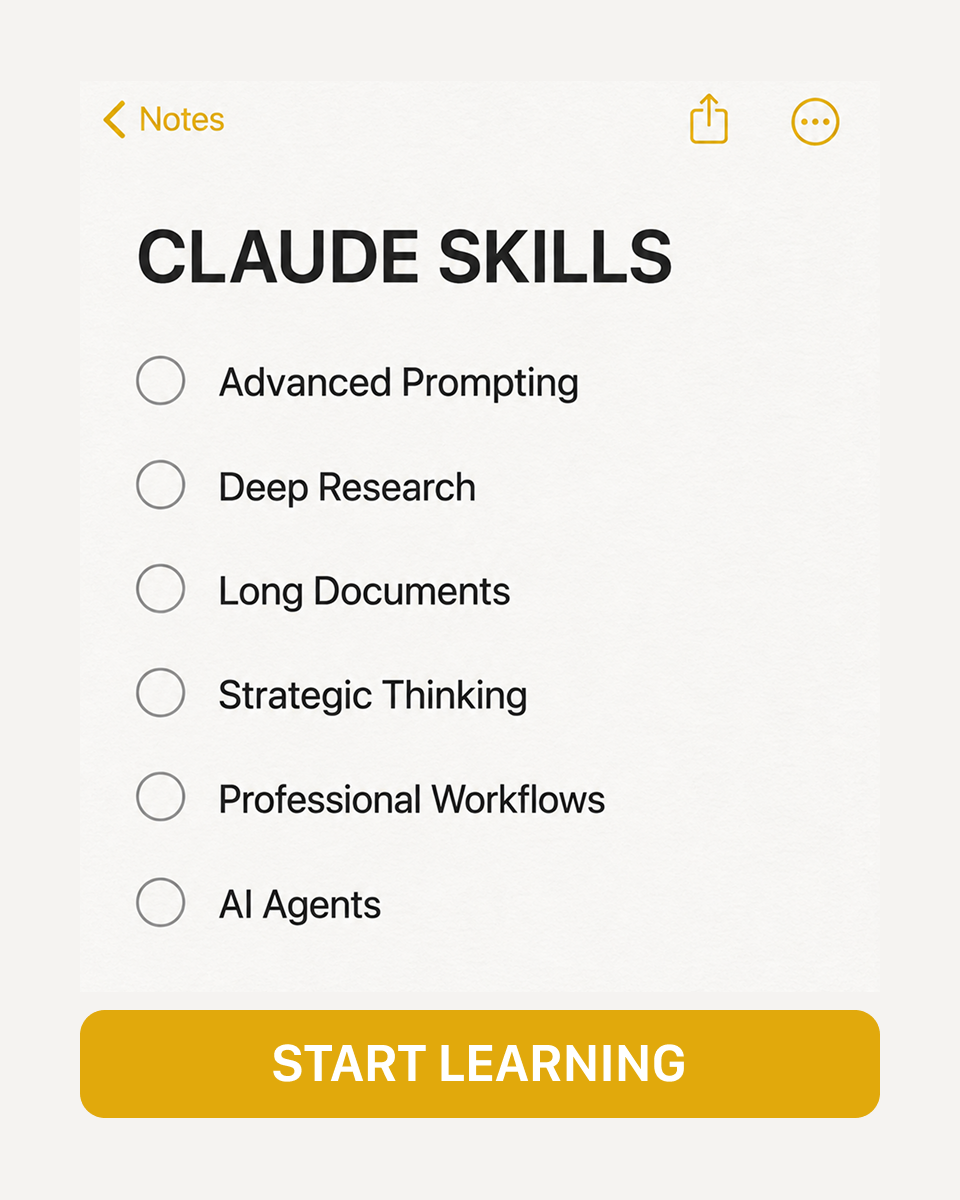 Claude AI Academy Facebook ad: Start AI now