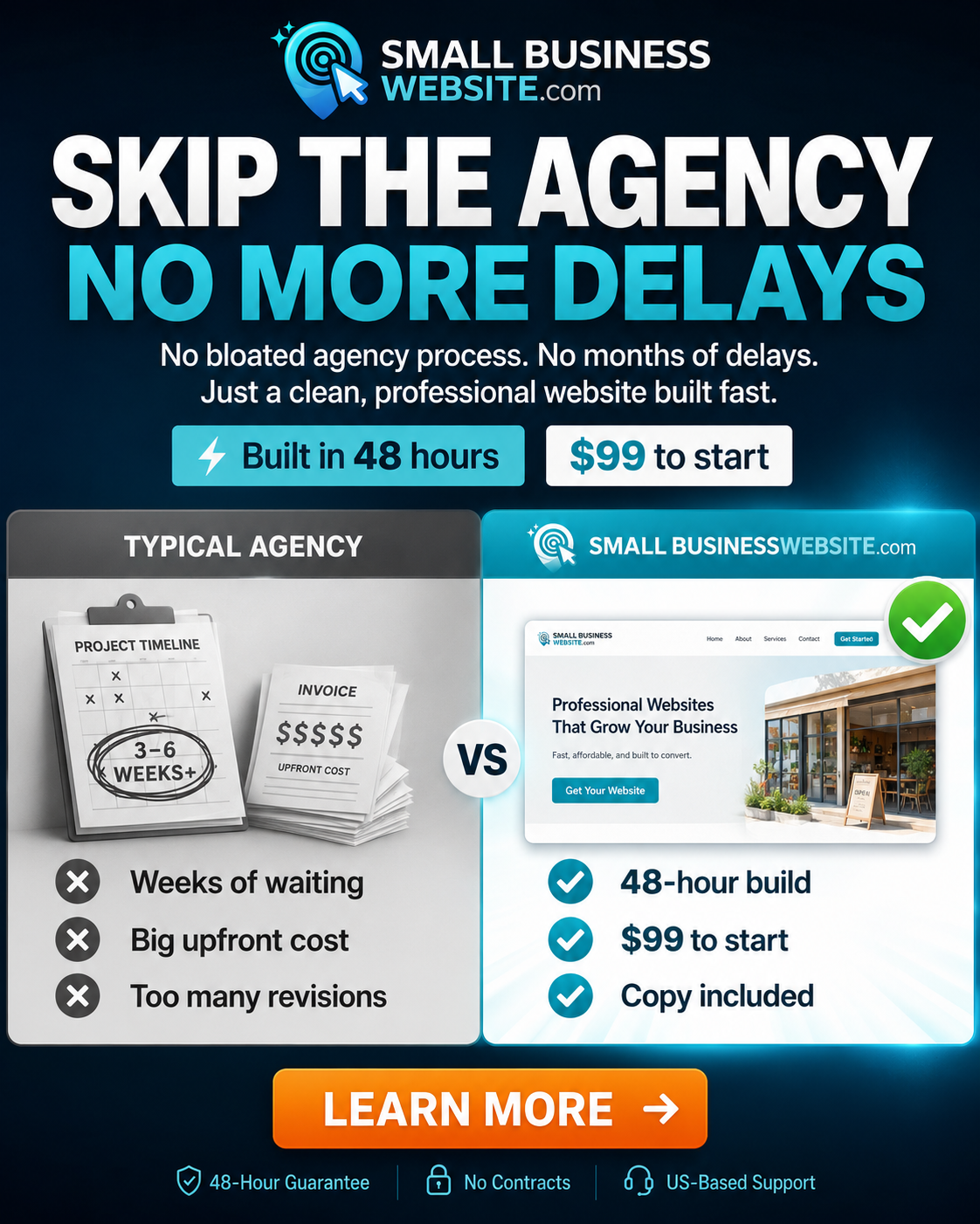 Small Business Website Facebook ad from Jun 24, 2026