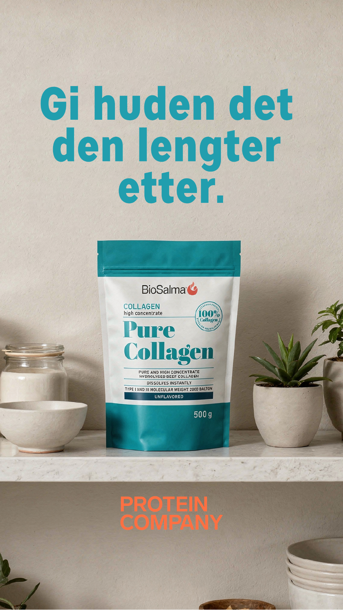 Proteincompany.no Facebook ad from Aug 13, 2026