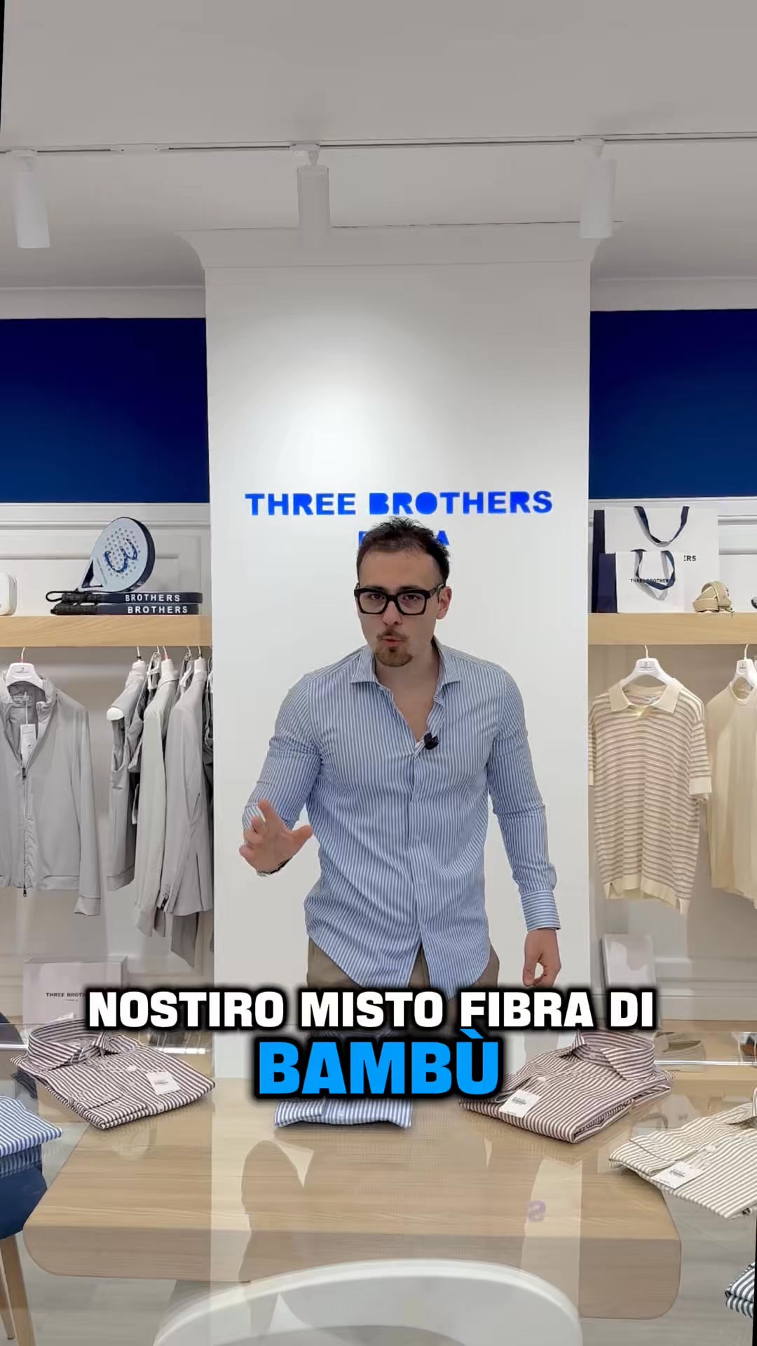 Three Brothers Formia Facebook ad: CAMICIA IN COTONE NO STIRO