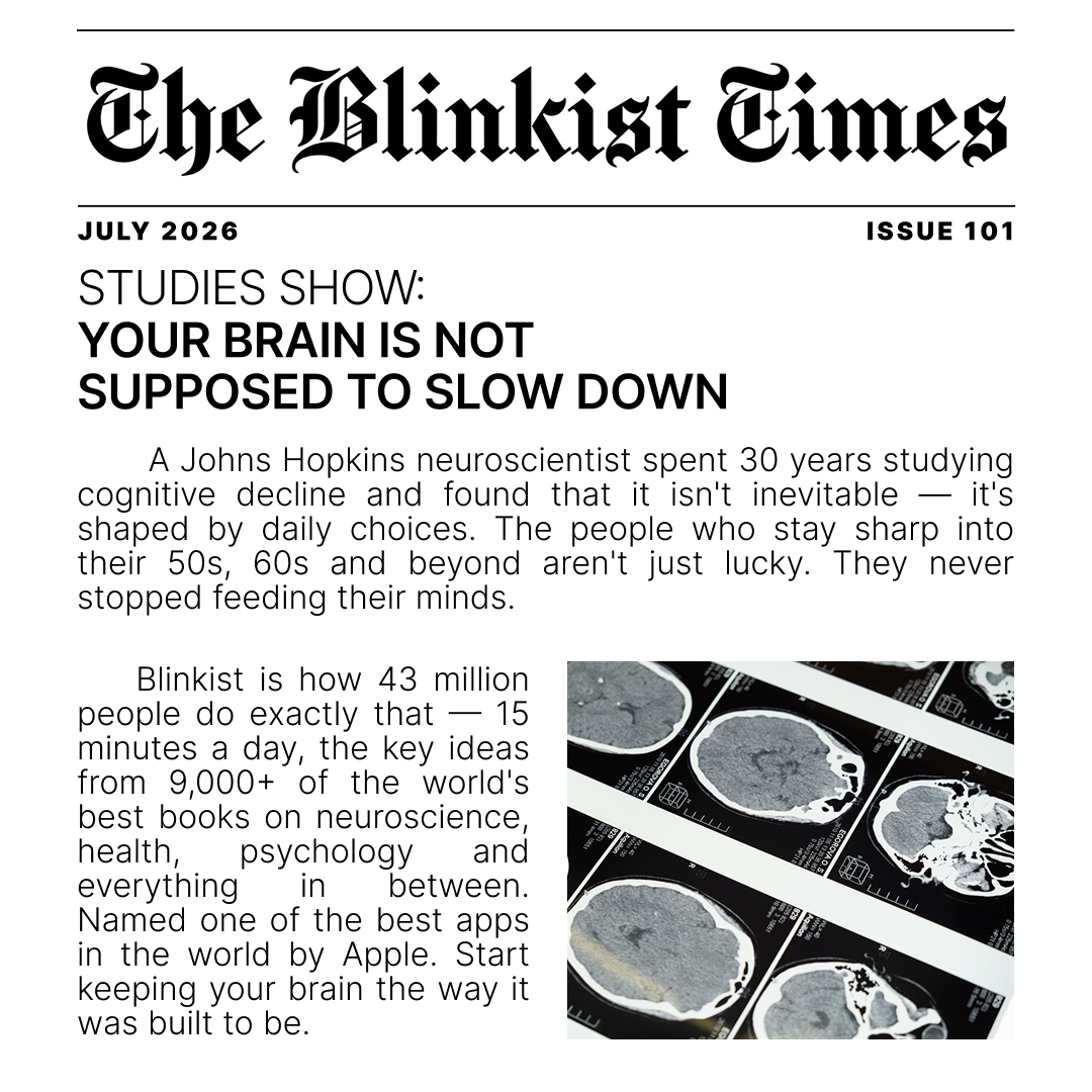 Blinkist Facebook ad