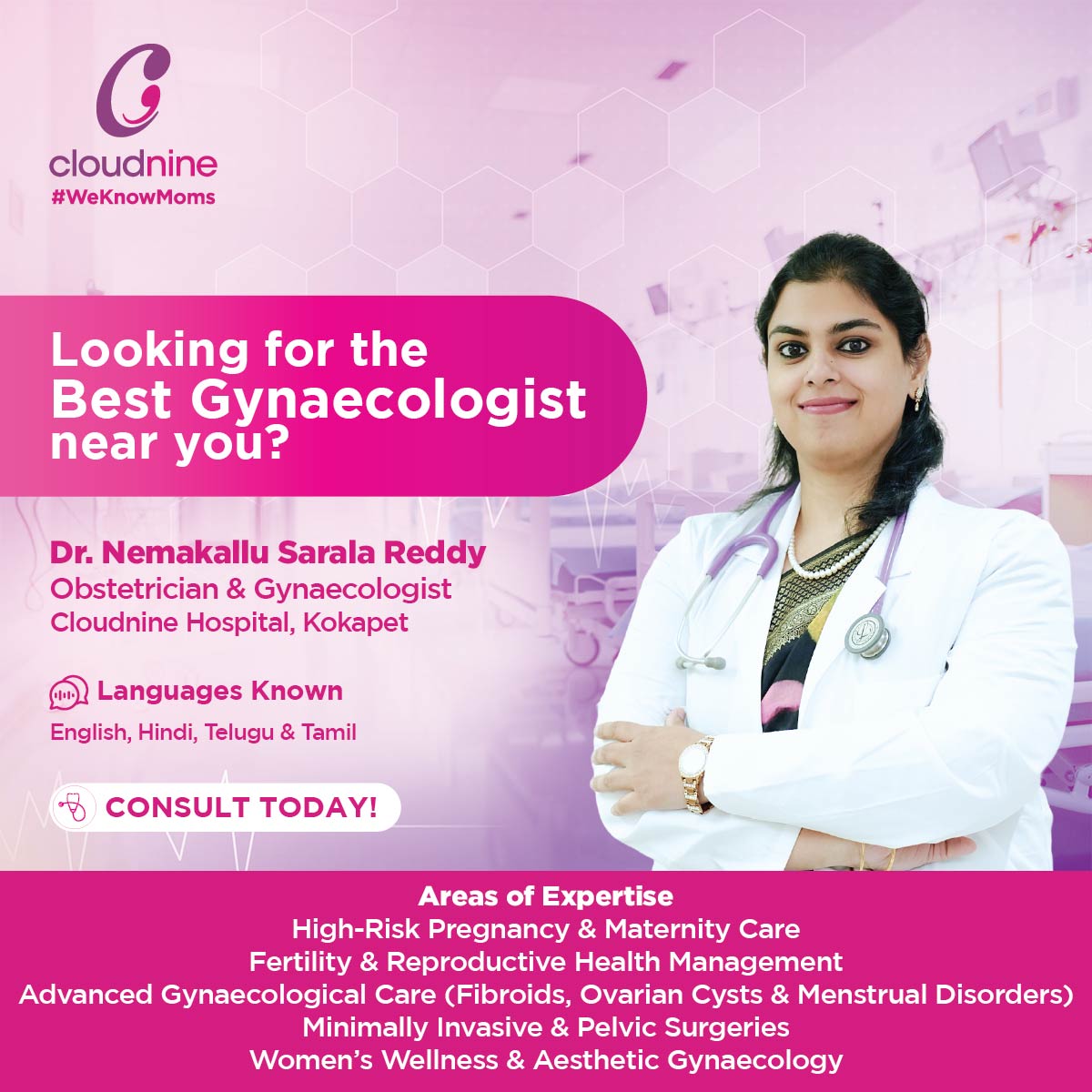 Cloudnine Hospital - Kokapet, Hyderabad Facebook ad