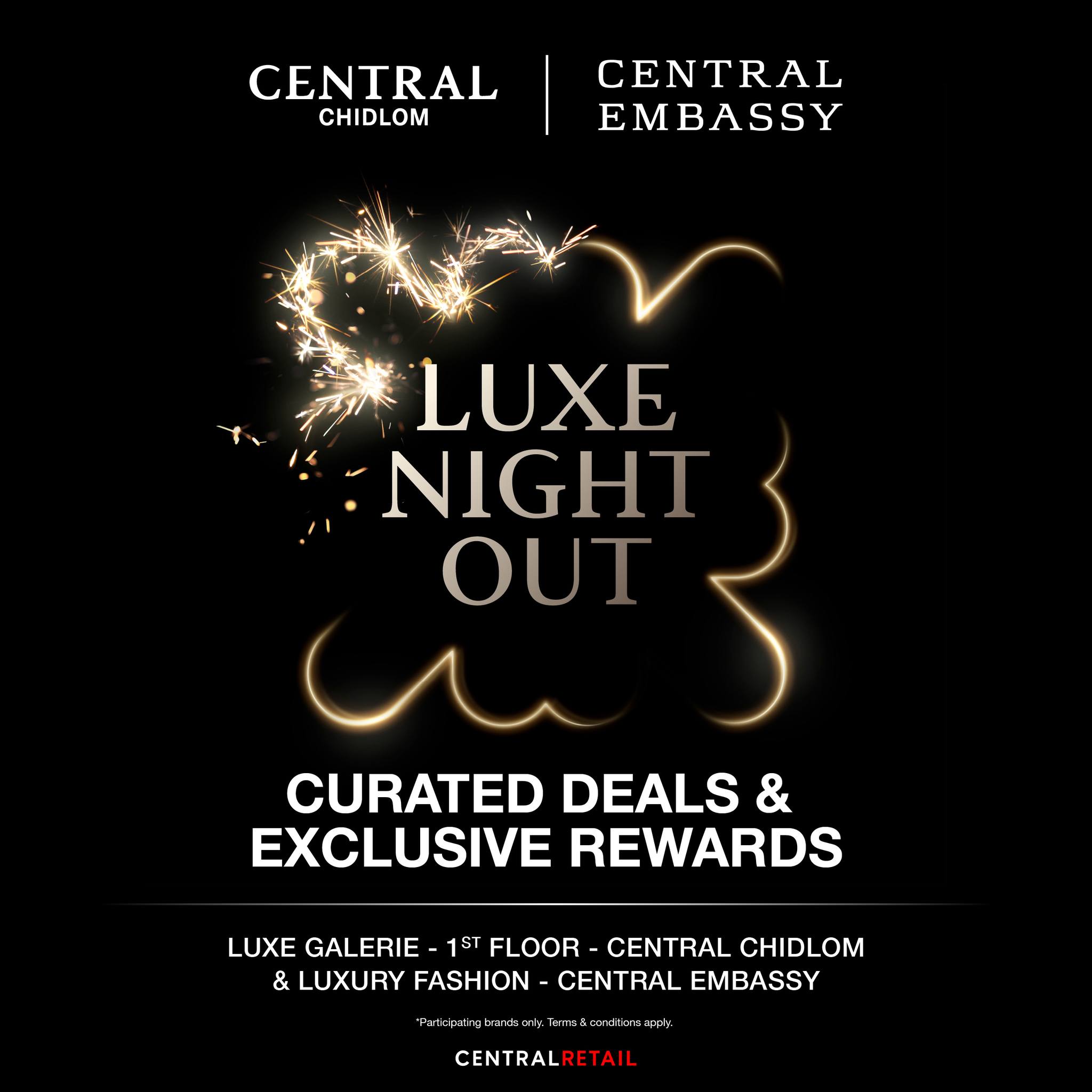 Central Chidlom Facebook ad: Central Luxe Night Out 2026…