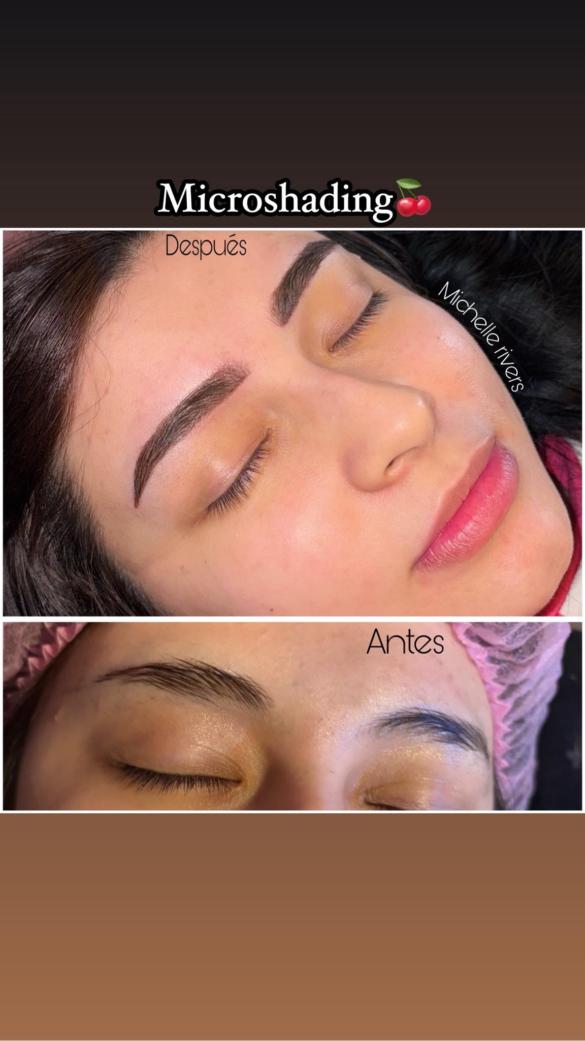 Lashes & Microblading Prettys Facebook ad: DALE UN TOQUE A TUS CEJAS