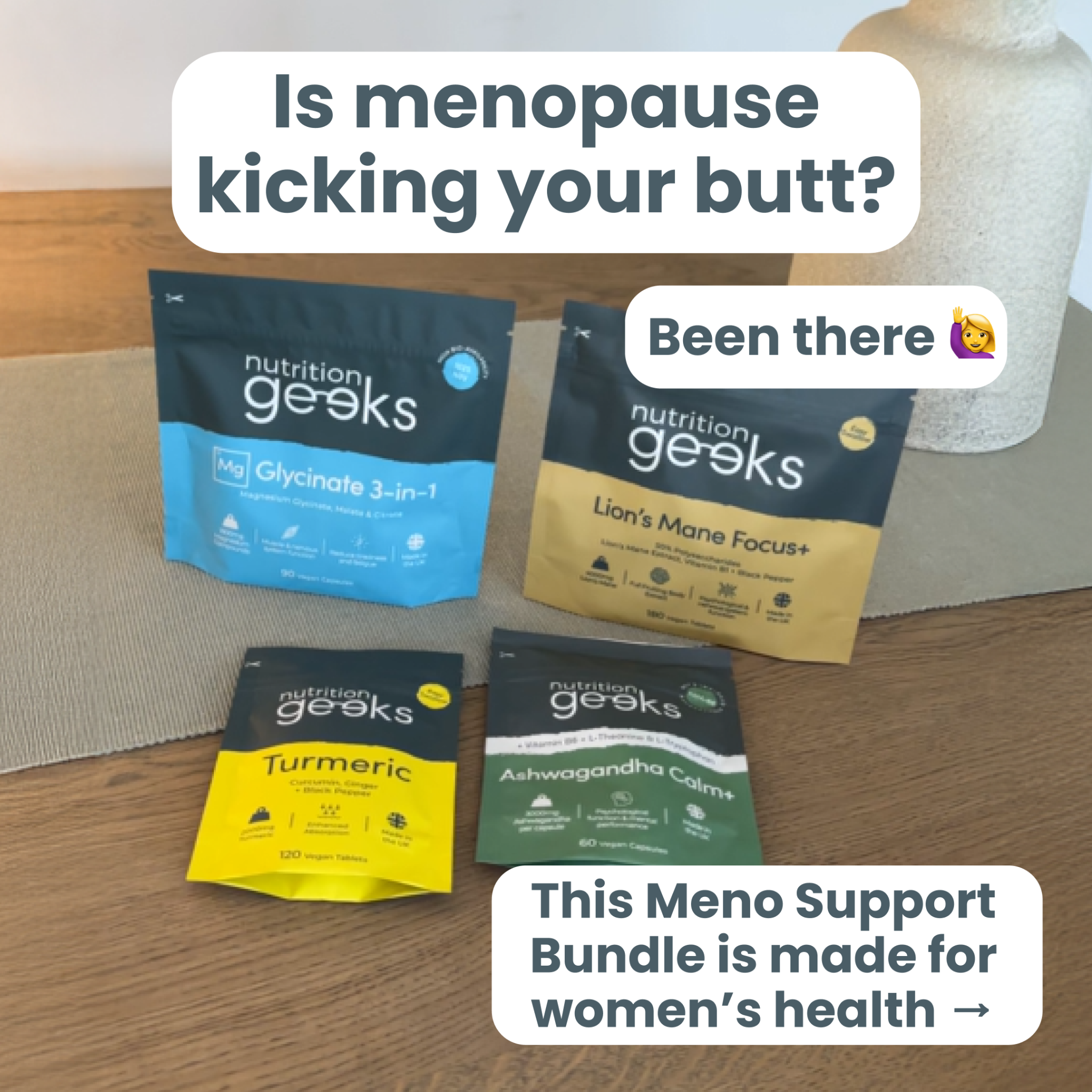 Nutrition Geeks Facebook ad