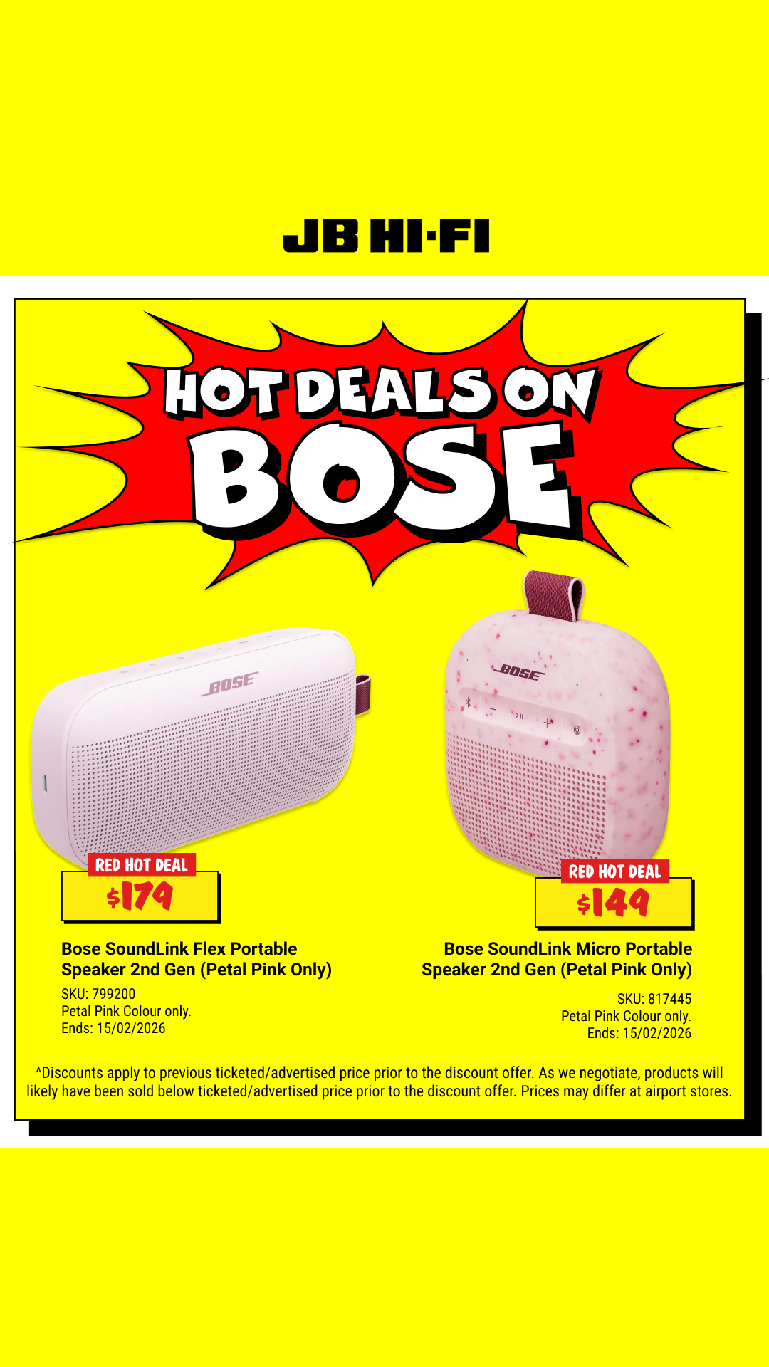 JB Hi-Fi Facebook ad