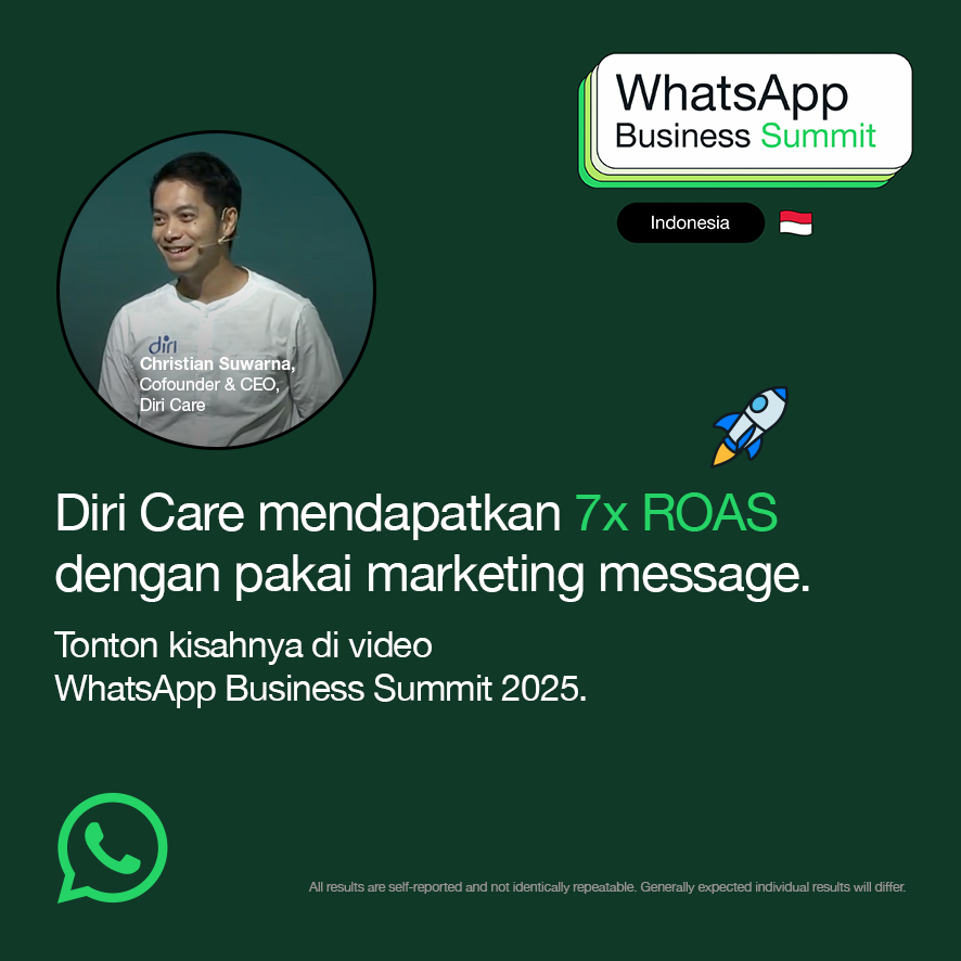 WhatsApp Facebook ad